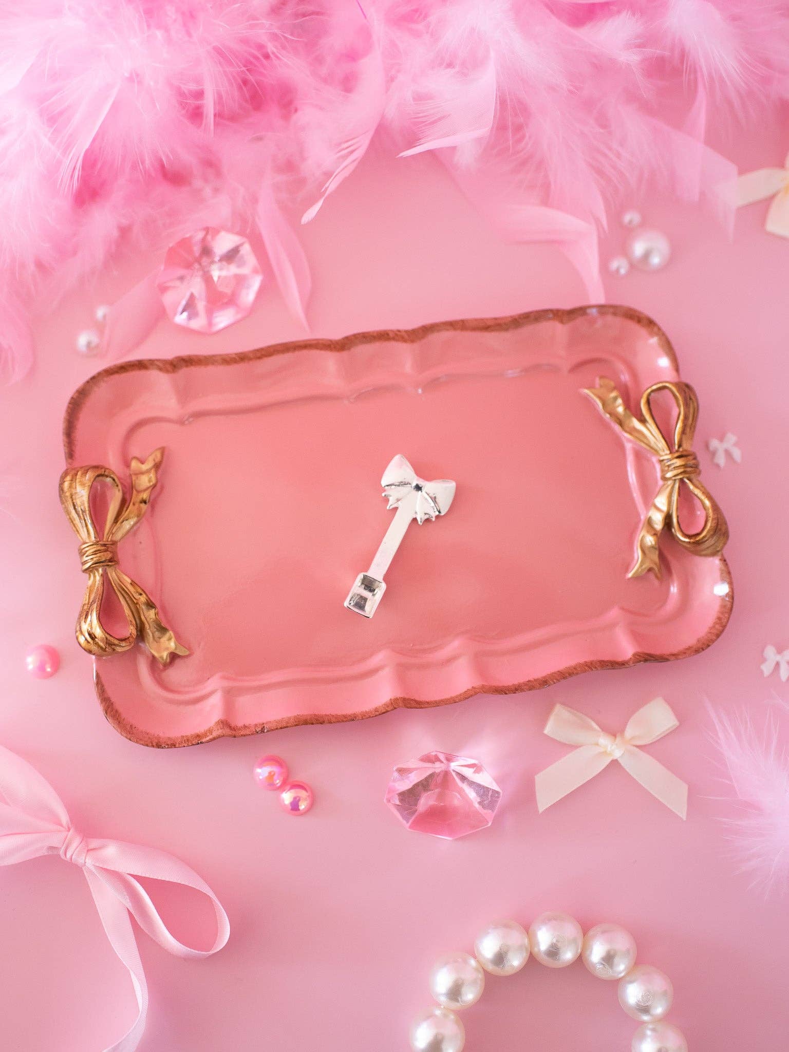 A Shop of Things - Decorative Tiny Bow Scoop Tabletop Object - Image 2