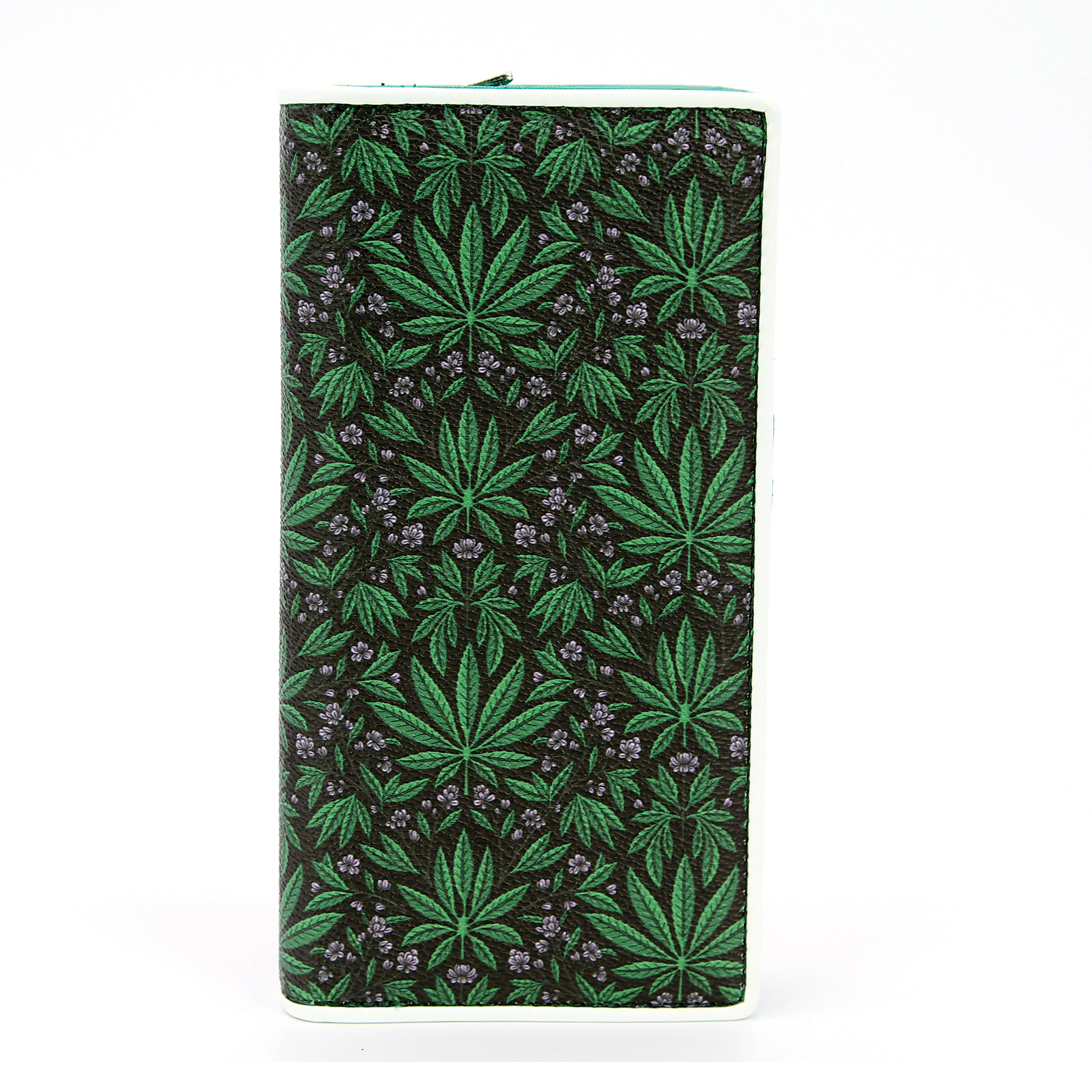 AH61868UB Weed Leaves Wallet in Vinyl