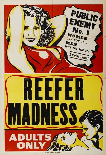 BMS BIZ - Reefer Madness Monster Movie Poster 8 x 12 Tin Sign