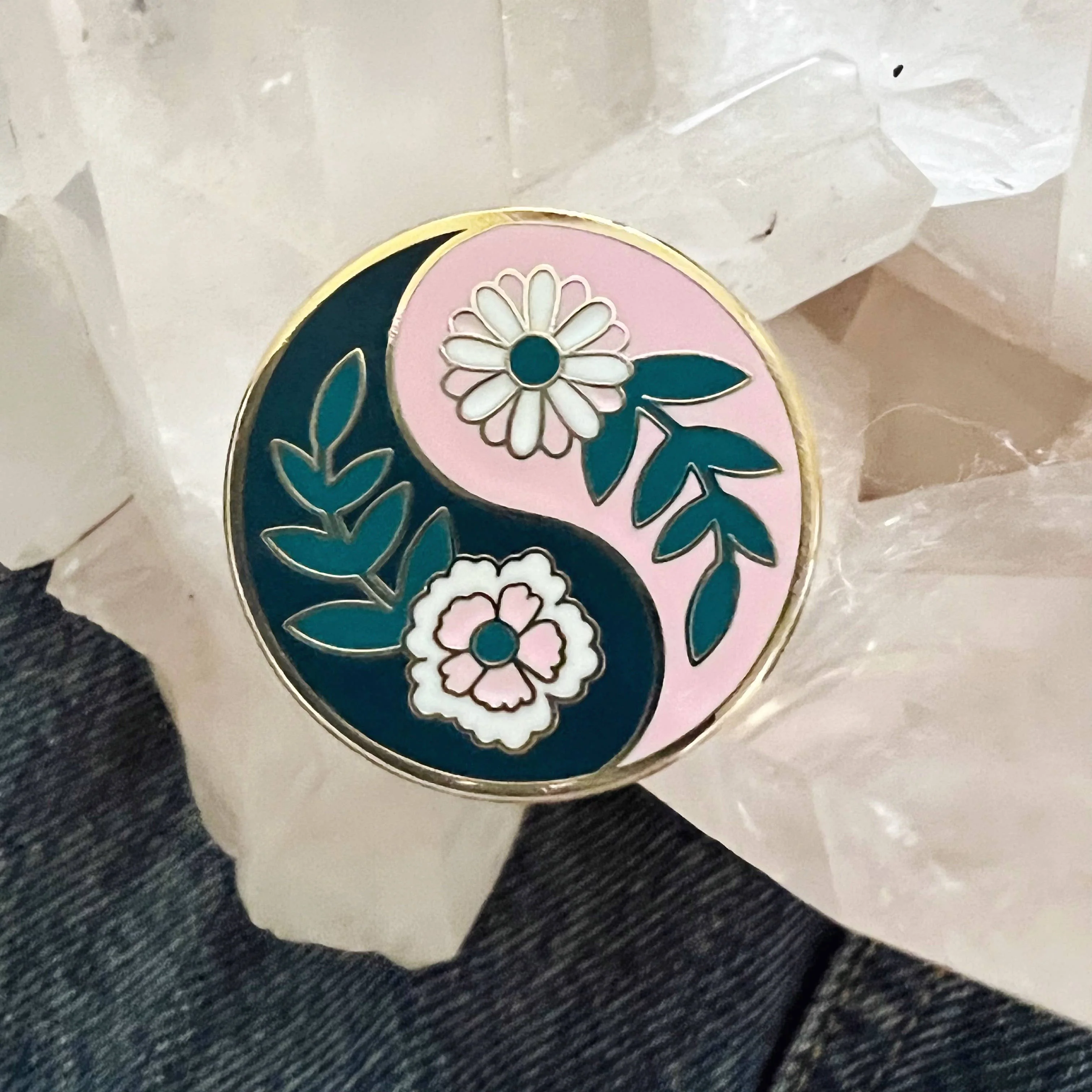 Botanical Yin Yang Pin