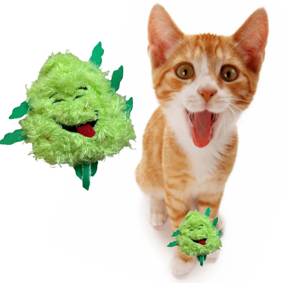 Bud Jr. the Weed Nug Cat Toy