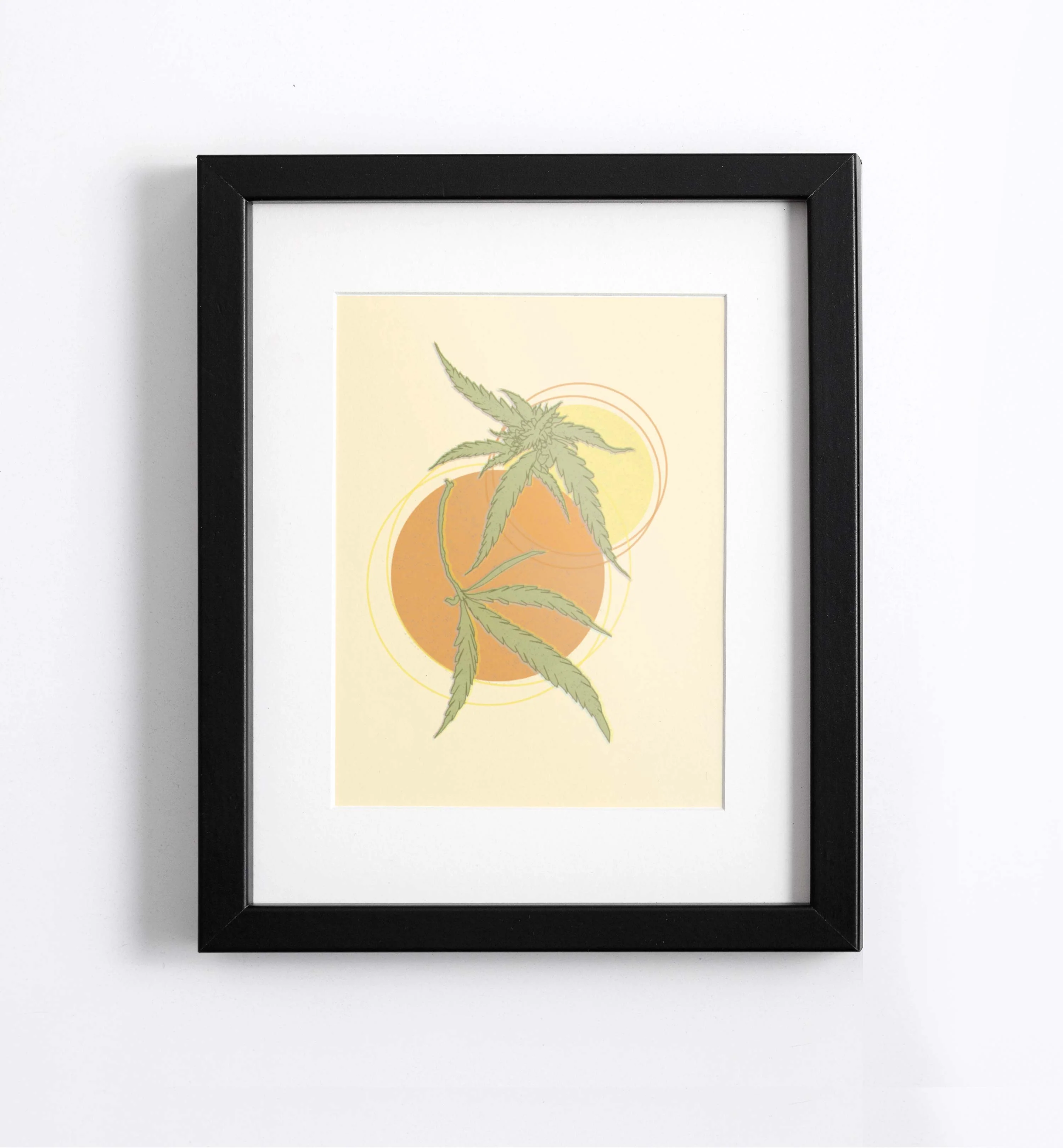 cannabis art print