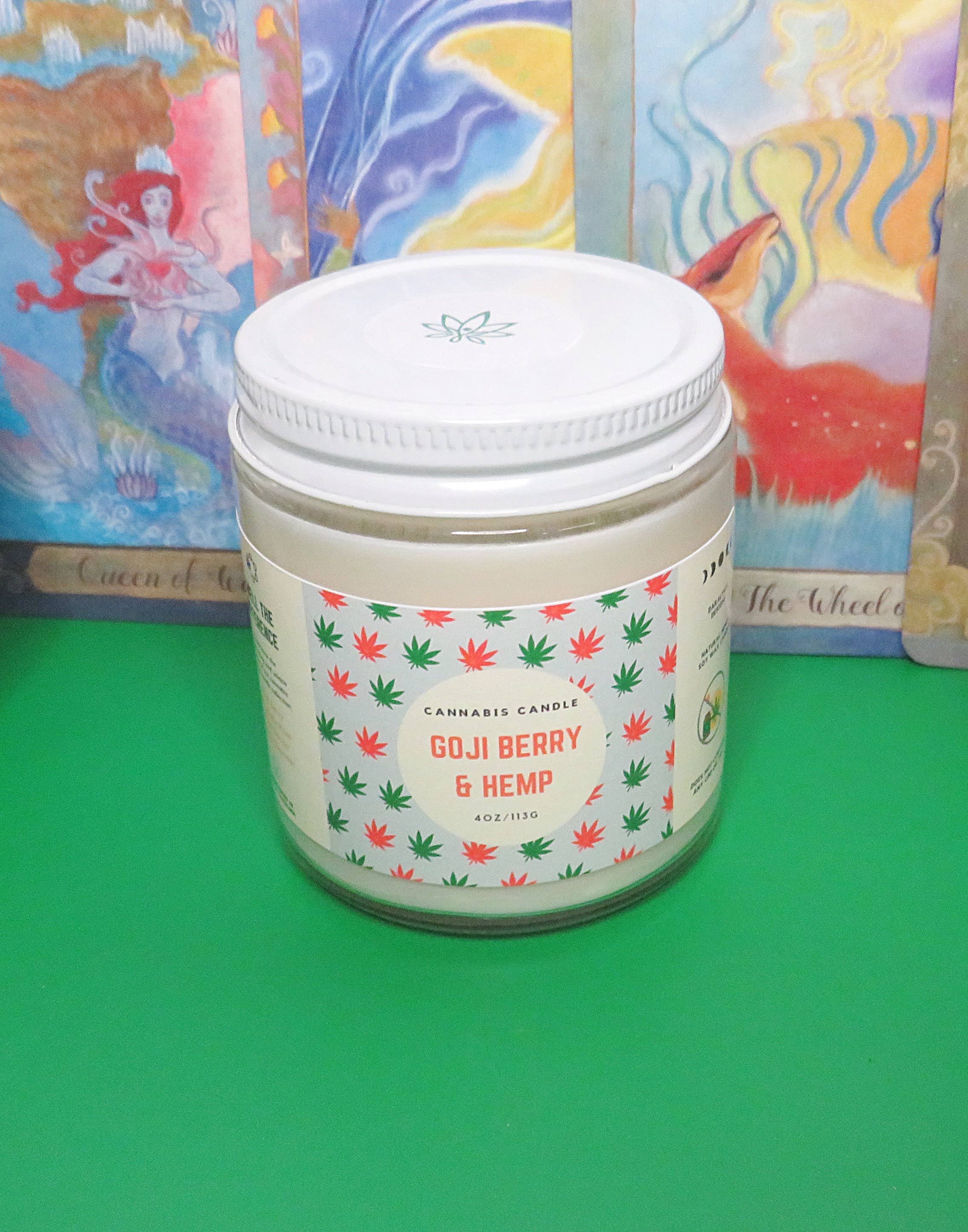 Cannabis Candle | 6oz | Hemp Wax