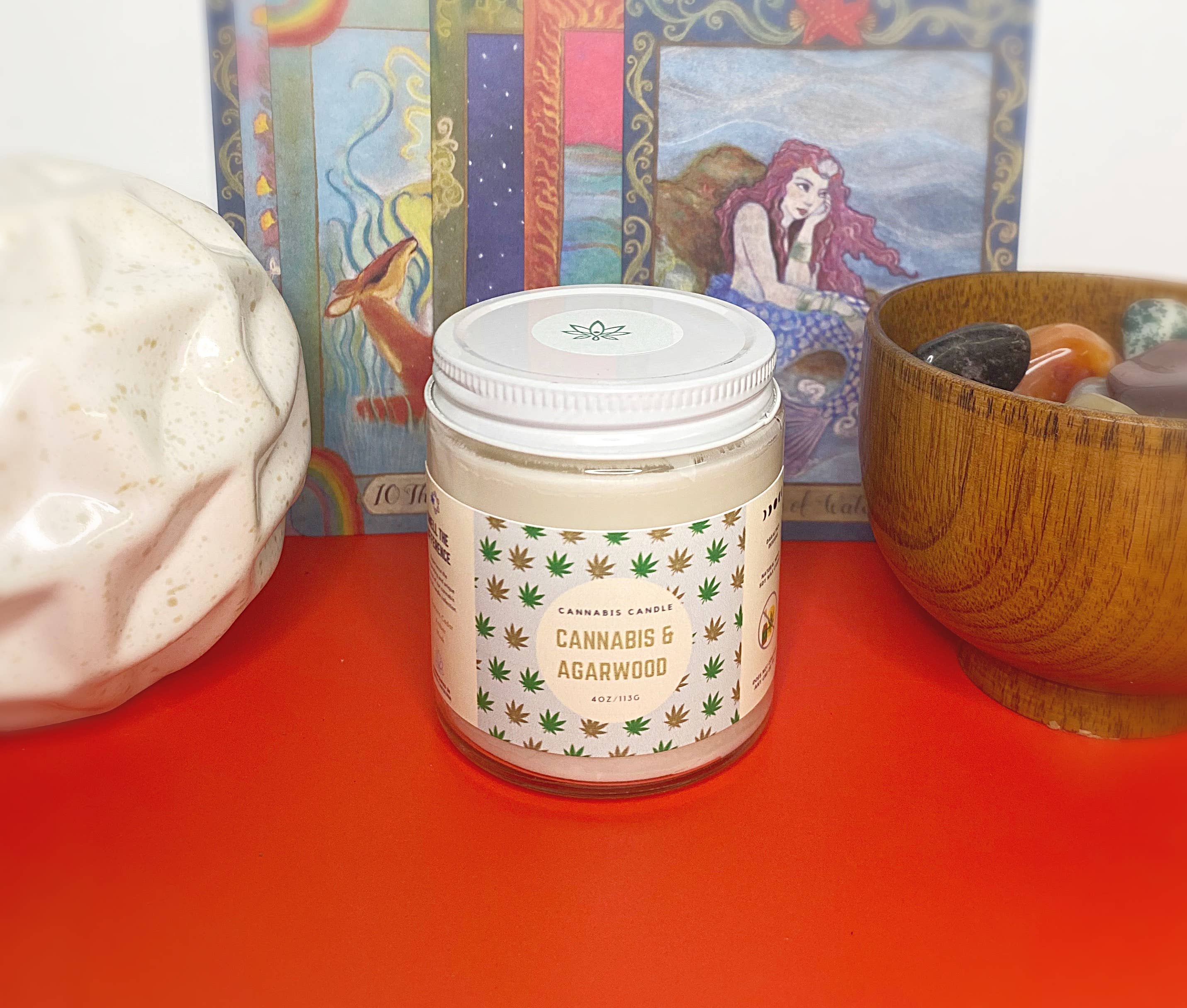 Cannabis Candle | 6oz | Hemp Wax
