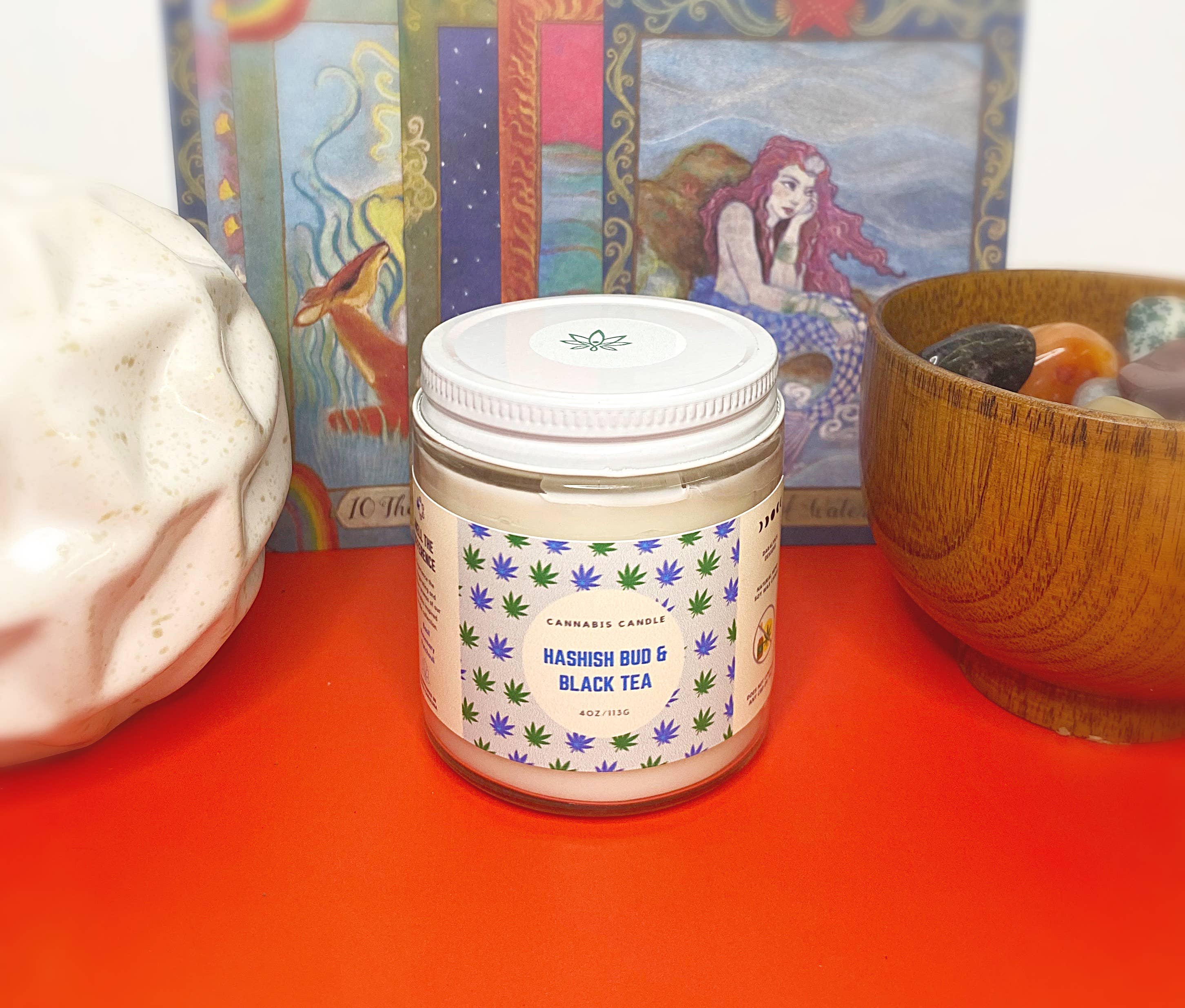 Cannabis Candle | 6oz | Hemp Wax