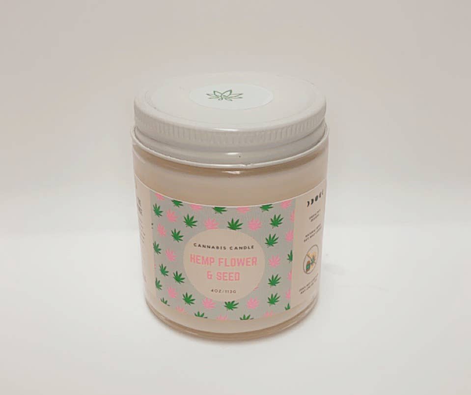 Cannabis Candle | 6oz | Hemp Wax