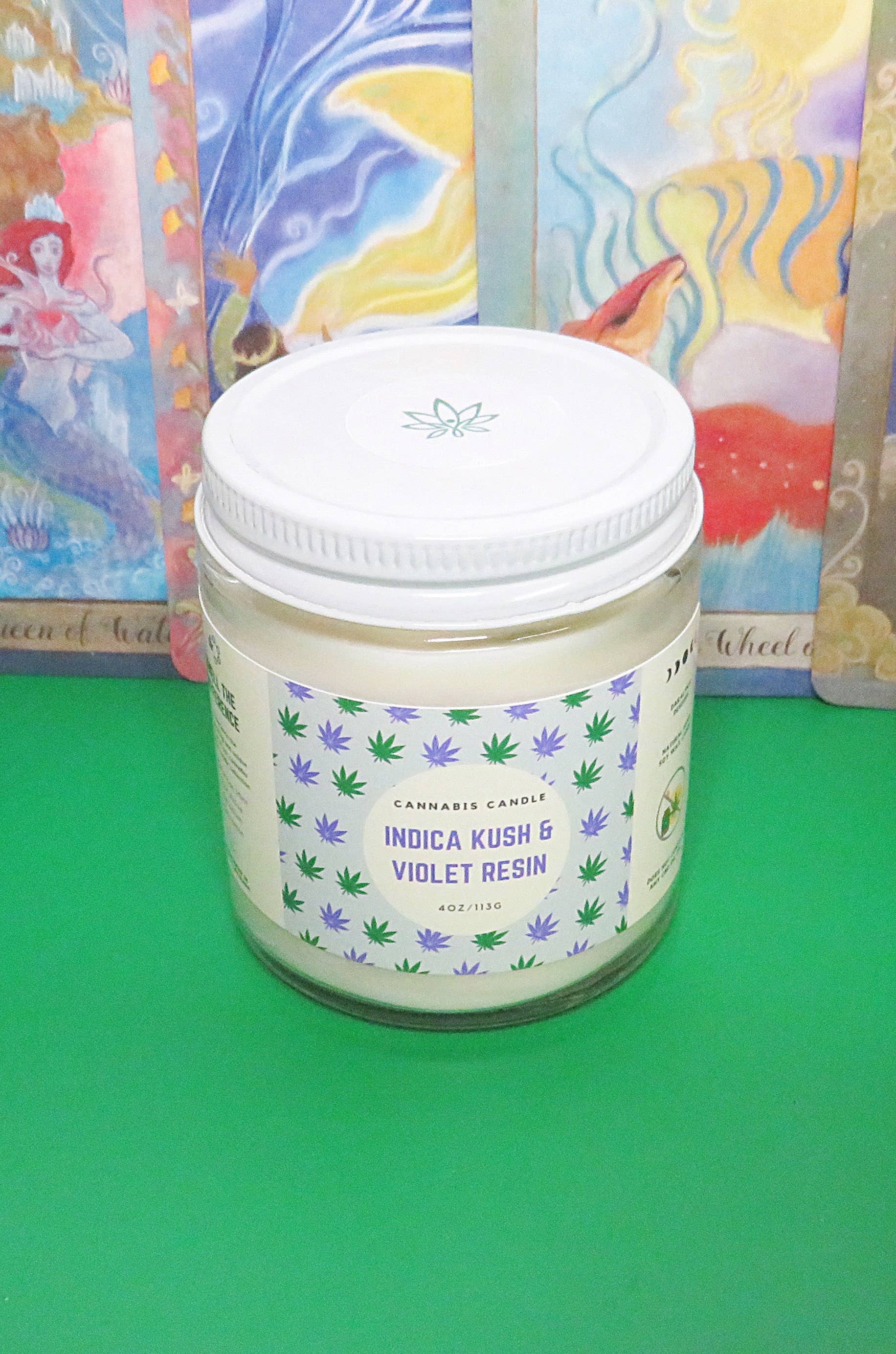 Cannabis Candle | 6oz | Hemp Wax