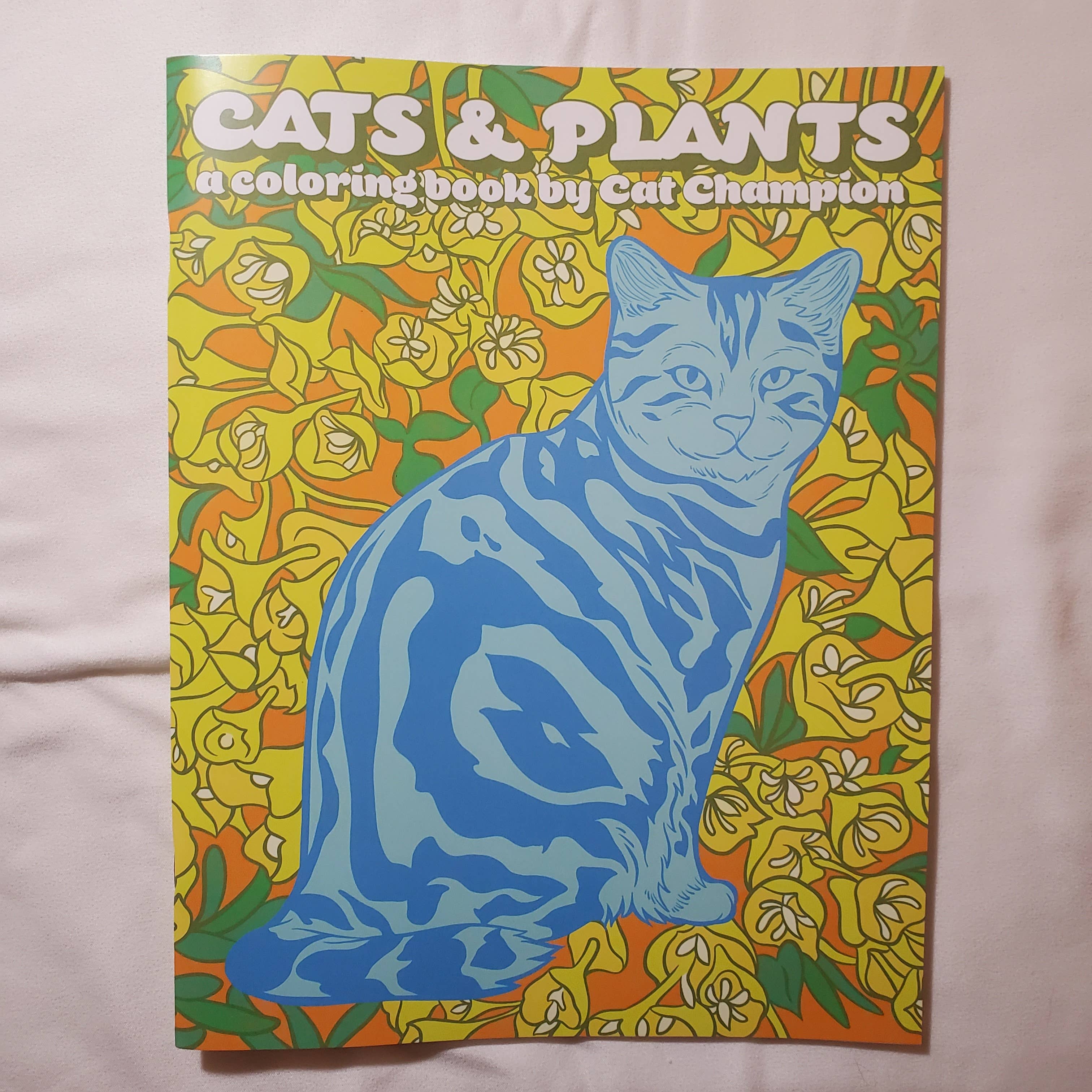 Cat Champion - *Coloring Book: "Cats & Plants"