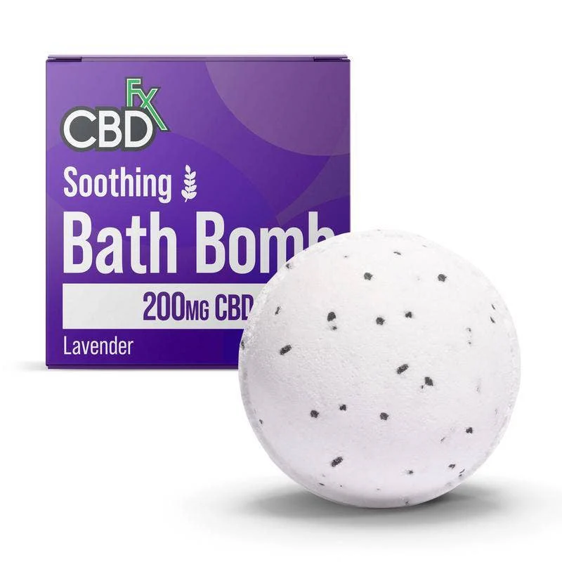 CBDfx - CBD Bath Bomb 200mg - Lavender / Soothing