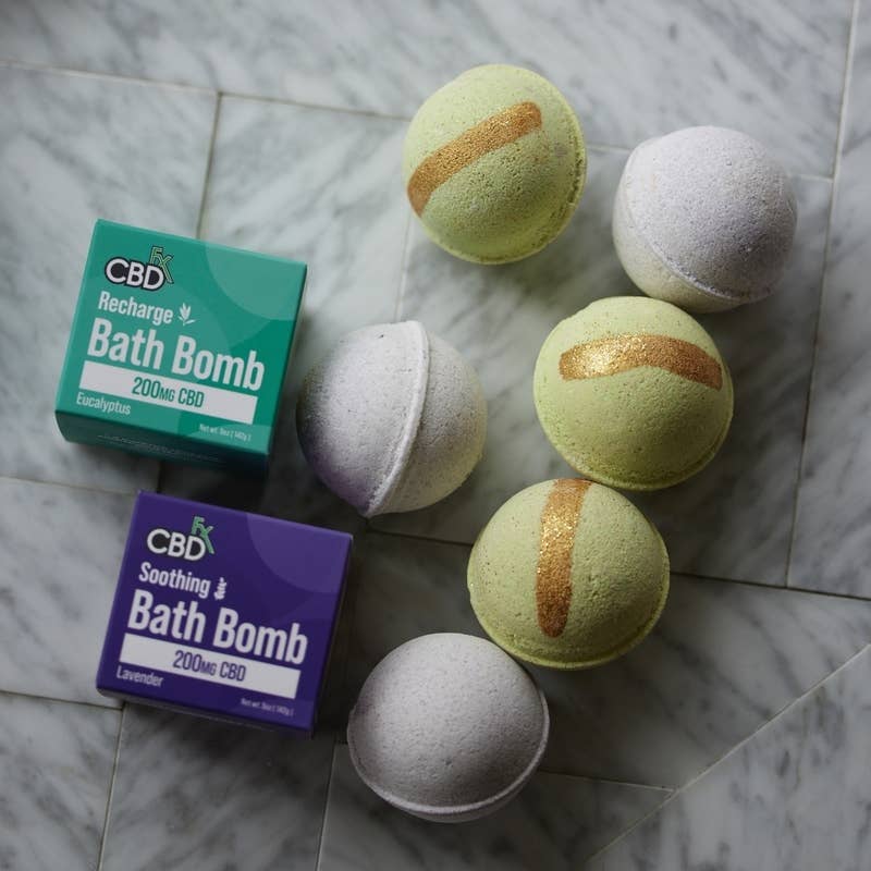CBDfx - CBD Bath Bomb 200mg - Lavender / Soothing - Image 2