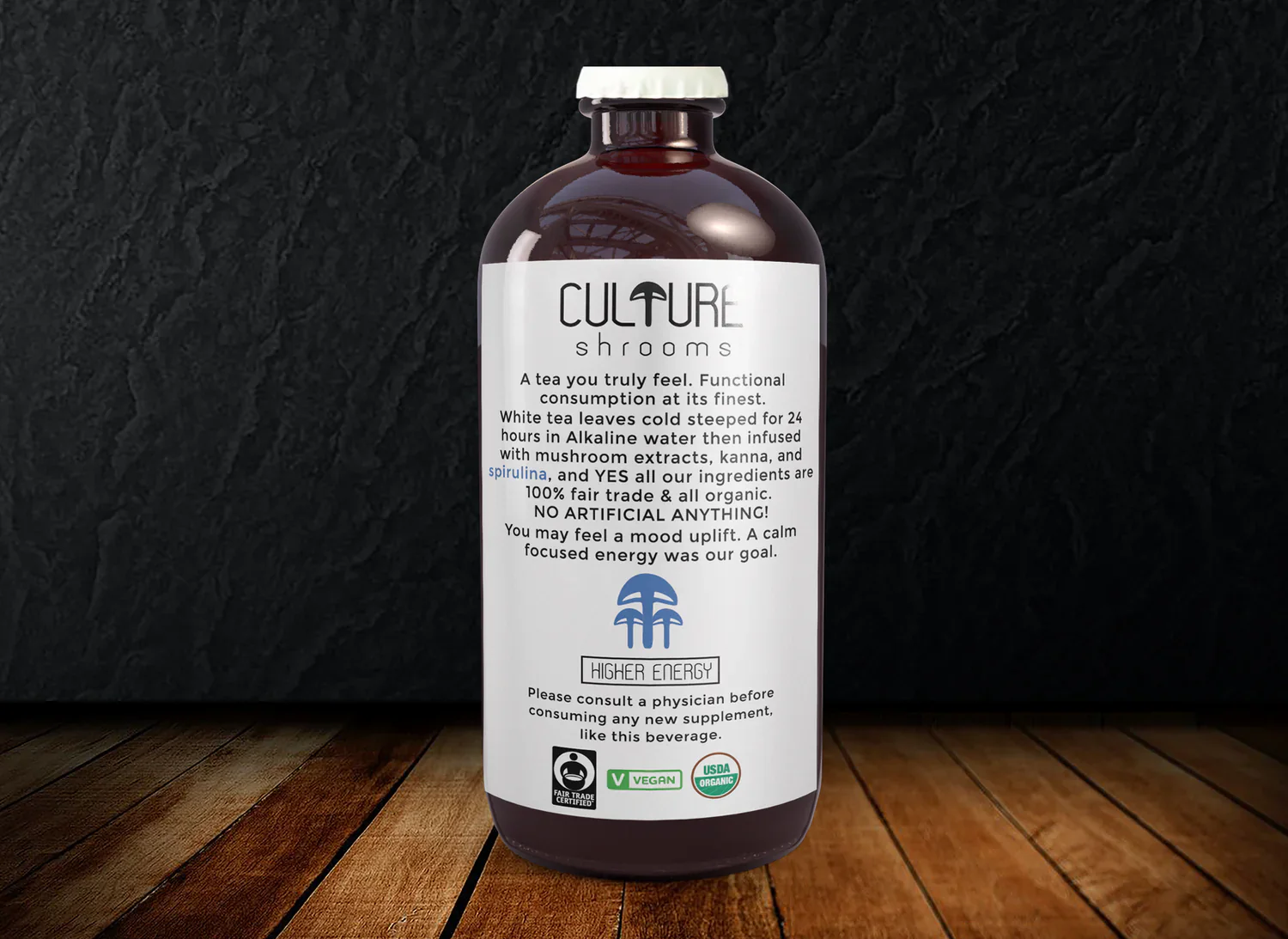 Culture Shrooms - The Original Iced Tea Infused with 100% Organic Mushrooms - Image 2