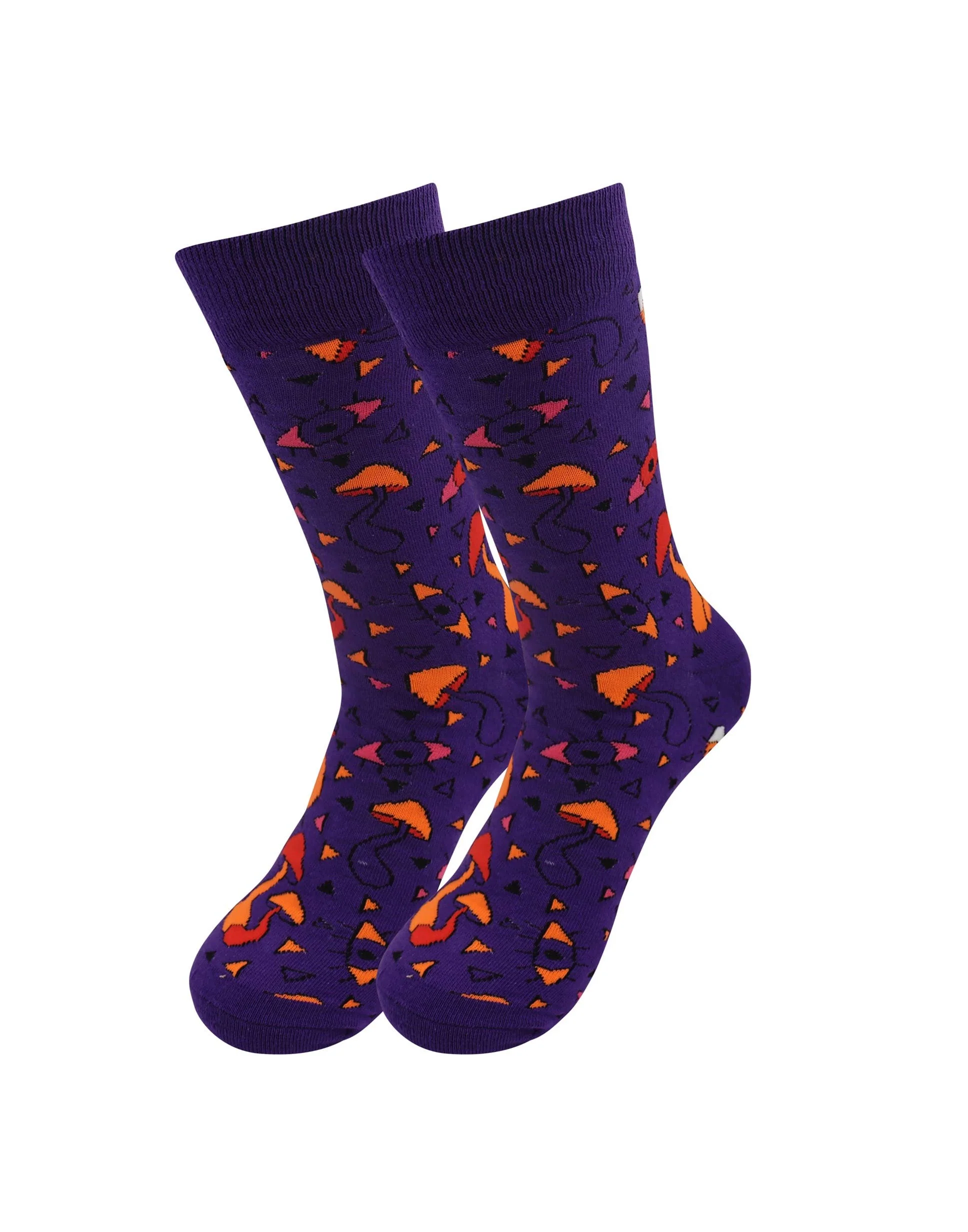 Cute Cotton Happy Funny Socks - Mushroom lover Socks
