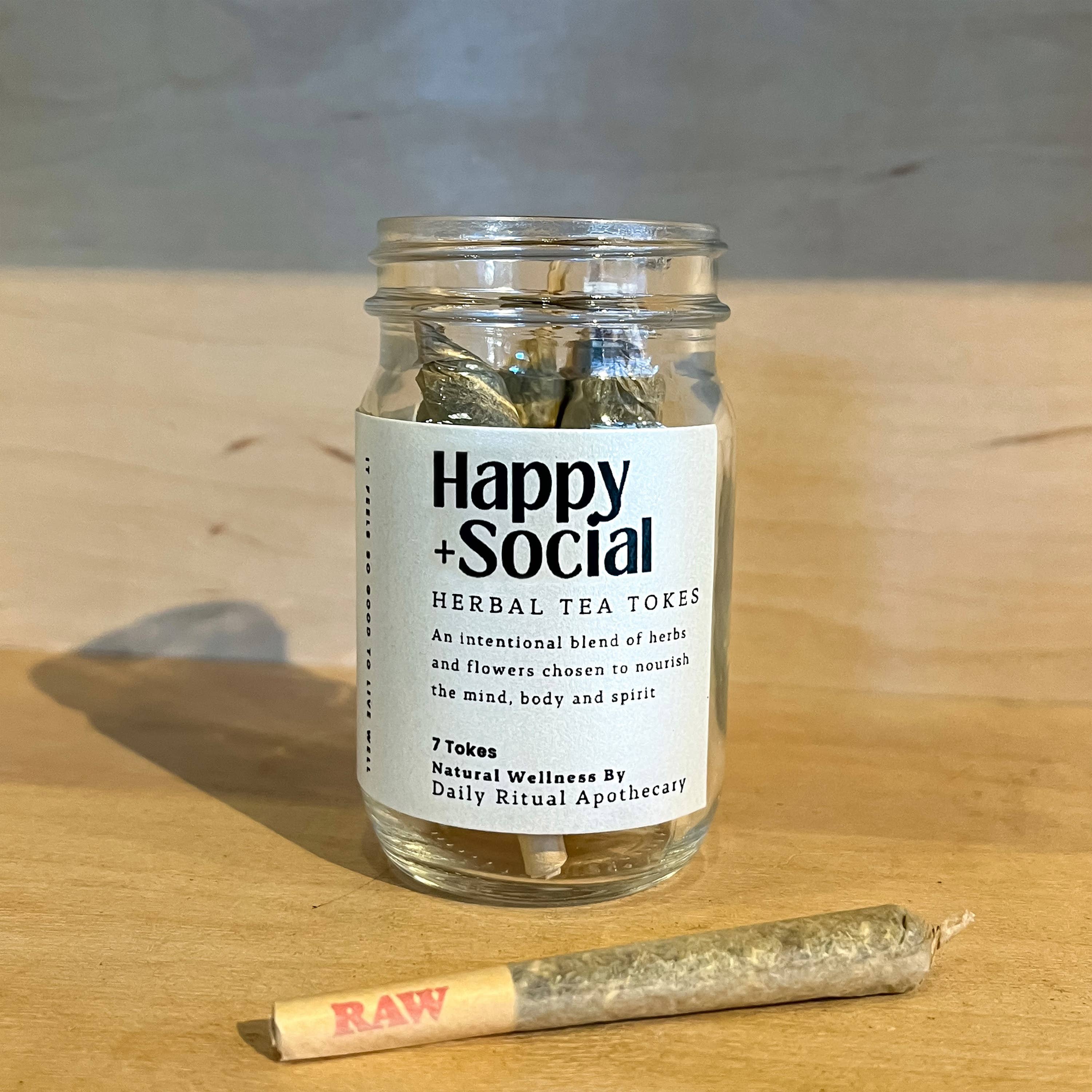 Daily Ritual Apothecary - Happy + Social Herbal Tea Tokes