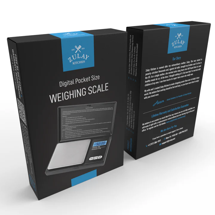 Zulay Kitchen - Digital Gram Scale Grams and Ounces (0.01g/100g) - Image 2