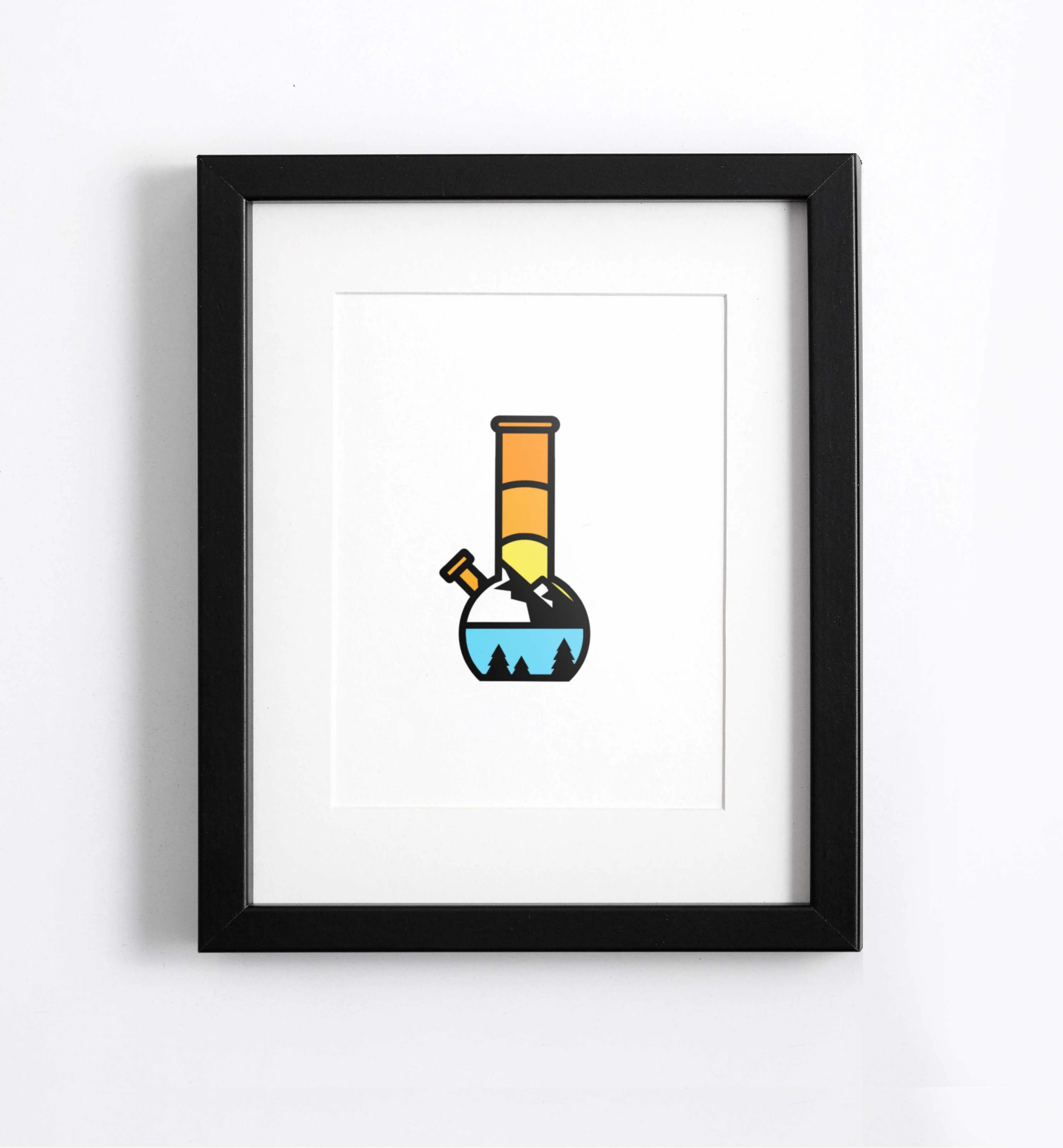 forest adventure bong art print