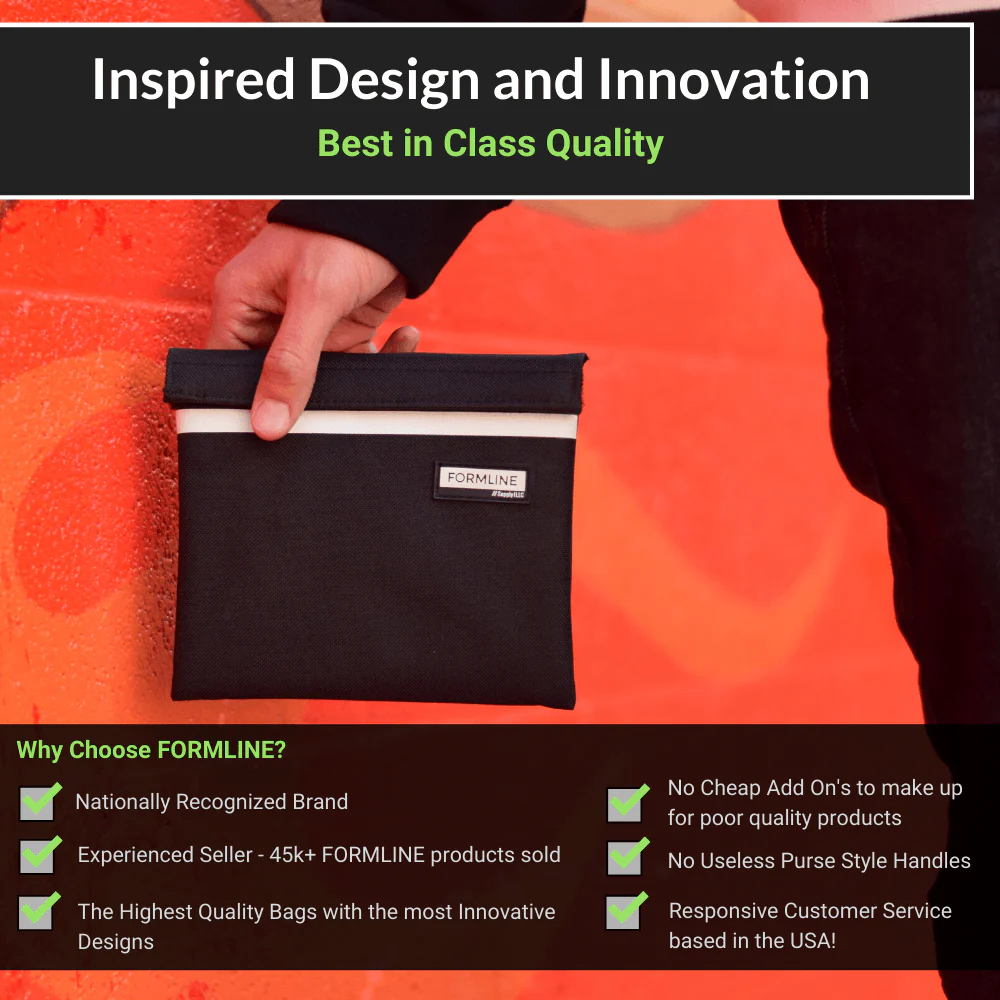 Formline Supply Smell Proof Bag (7" x 6" inches) - Image 3