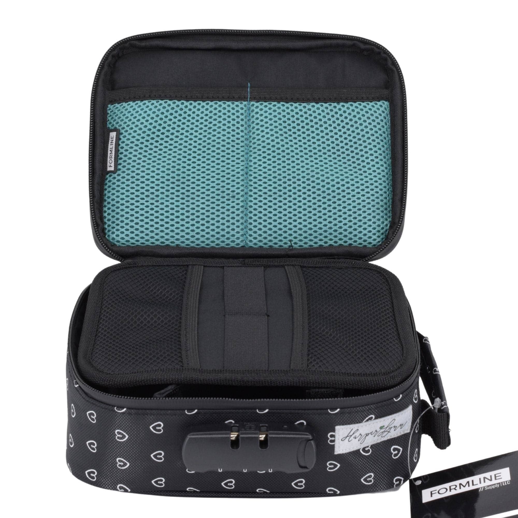 Formline x HarperLynn Smell Proof Bag / Case with Lock (Cute Heart Pattern Print) - Image 8