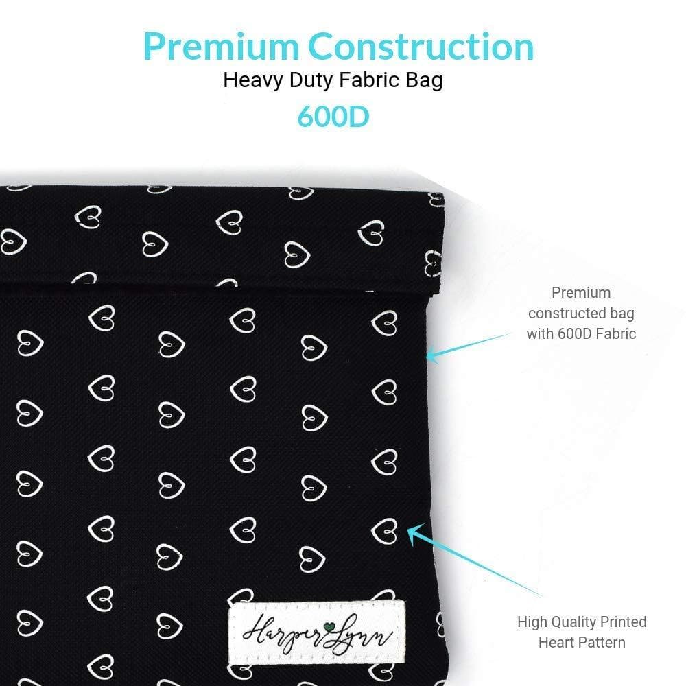 Formline x HarperLynn Smell Proof Bag - Premium Odor Proof Travel Pouch with Mesh Divider - Image 3