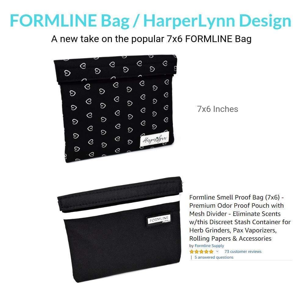 Formline x HarperLynn Smell Proof Bag - Premium Odor Proof Travel Pouch with Mesh Divider - Image 5