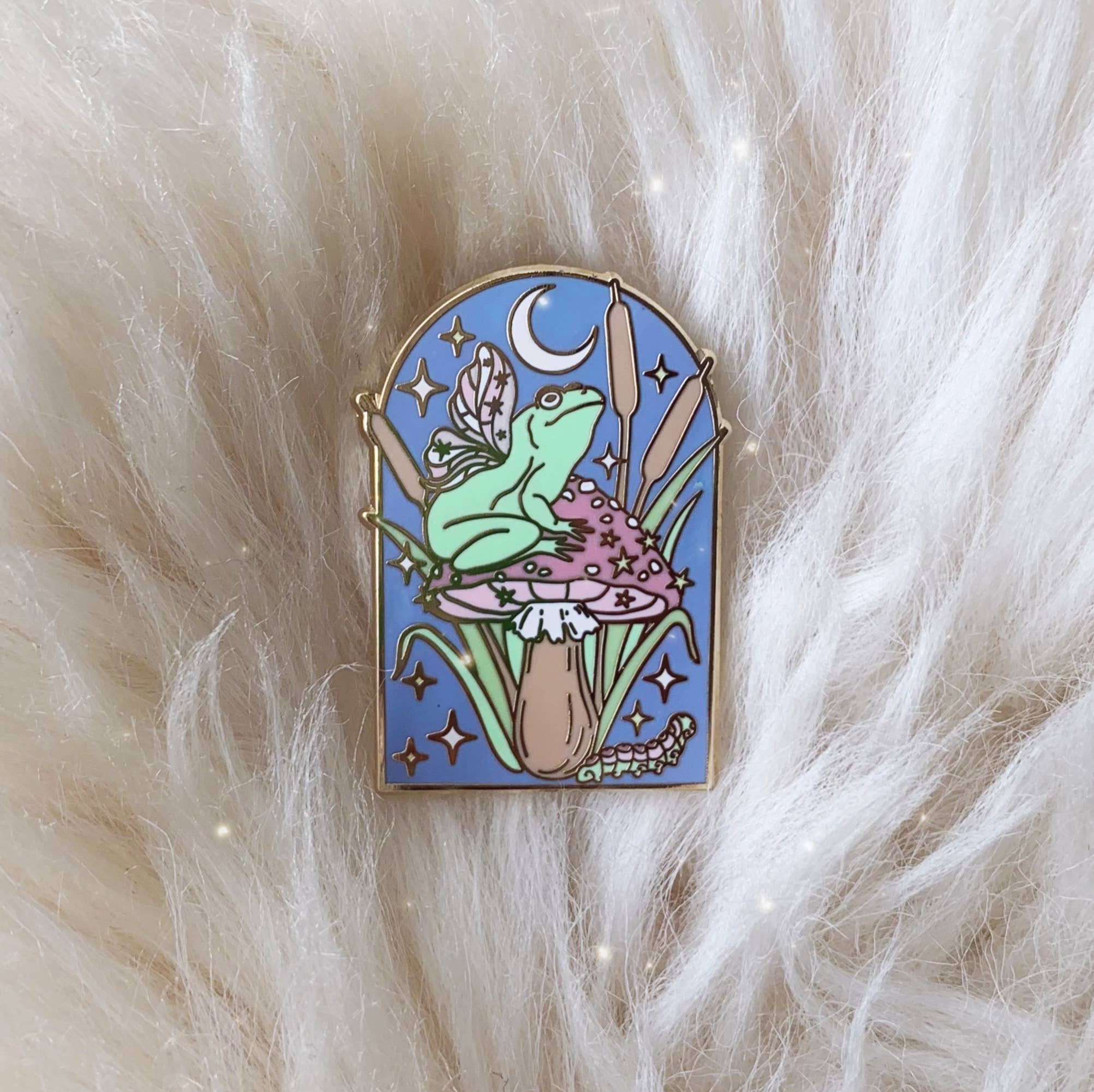 Frog Fairy Enamel Pin