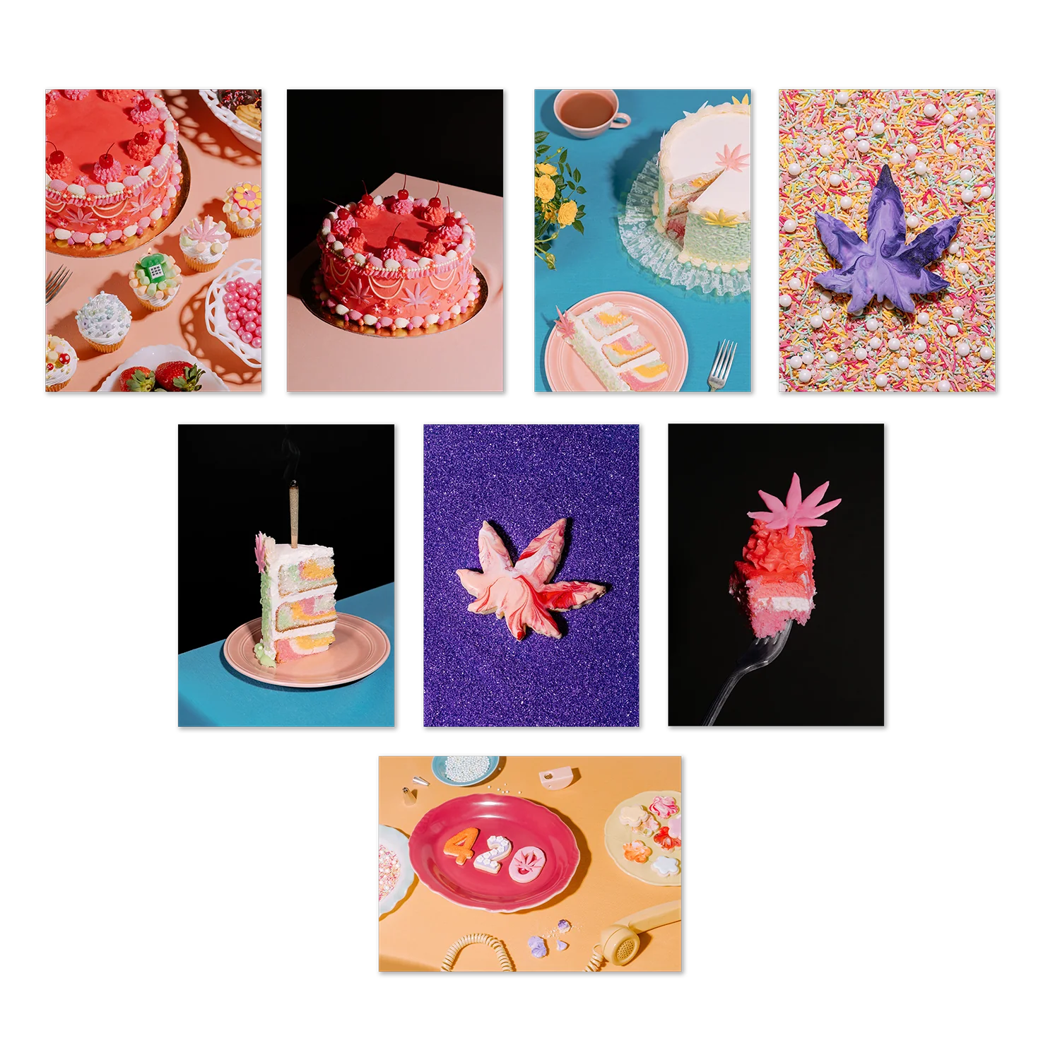 Fully Baked Postcard Print Set