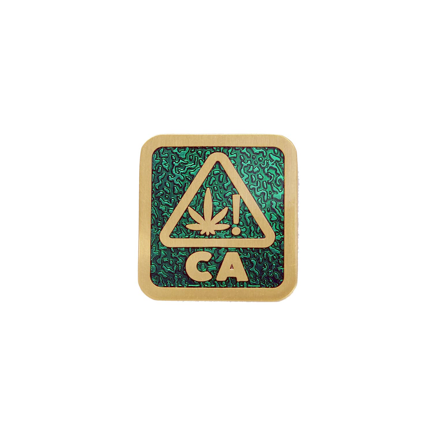 Green West Coast Weed Pin