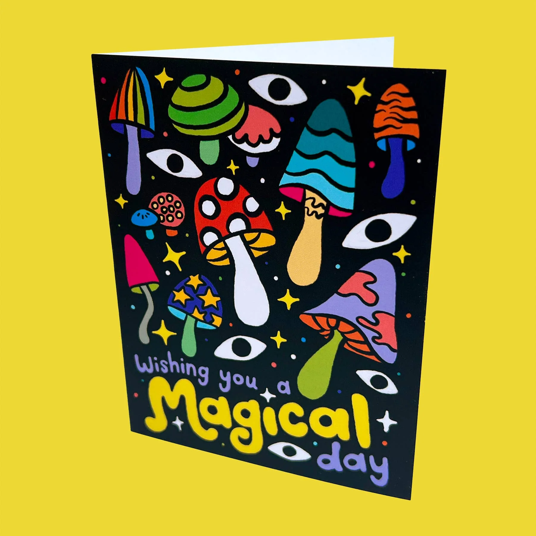 Greeting Card - Magical Day Mushrooms