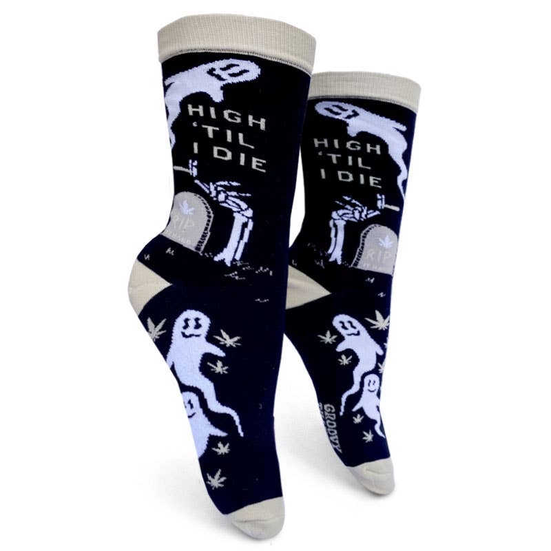 High 'Til I Die Womens Crew Socks