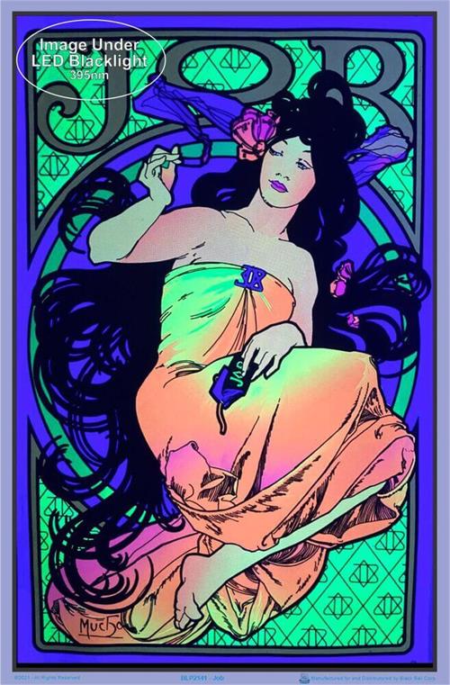 JOB Flocked Blacklight Poster - Image 2