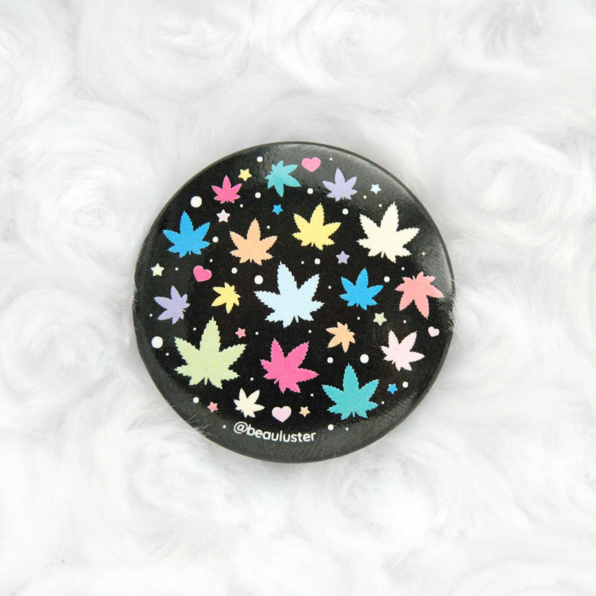 Kush Confetti Button Pin