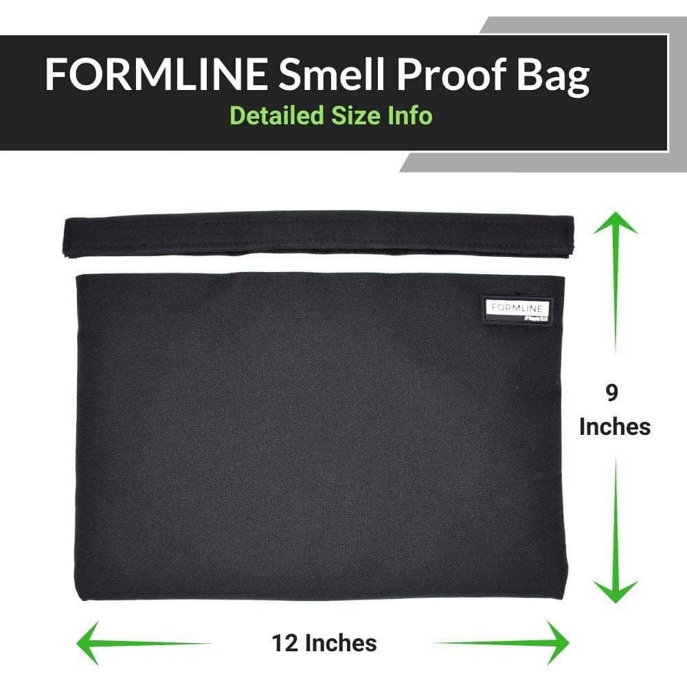 Large Smell Proof Bag (12 x 9 Inches) with Patent Pending 2X Activated Carbon Lining - Image 6