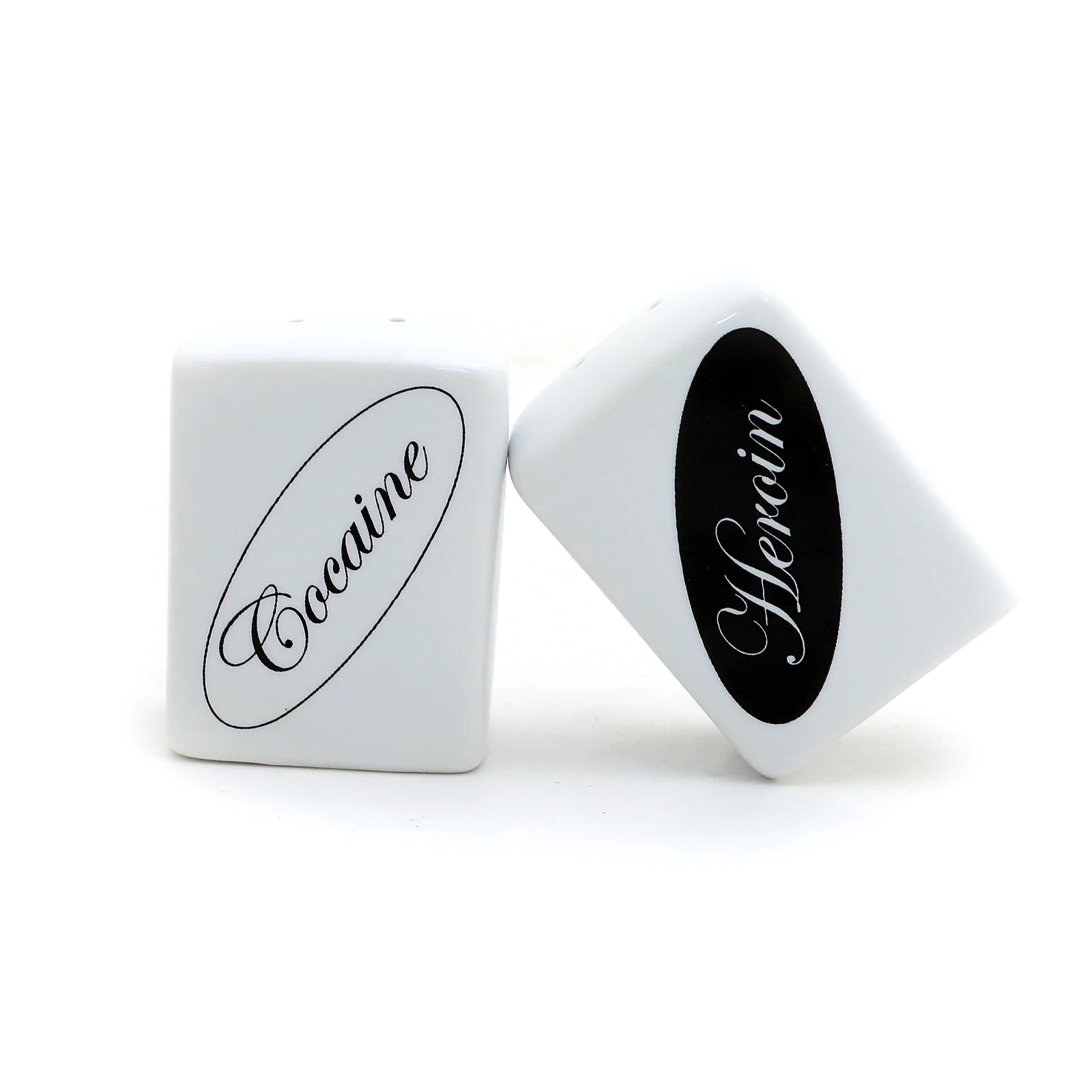 Lenny Mud - Cocaine and Heroin Salt and Pepper Shaker Set - Image 3