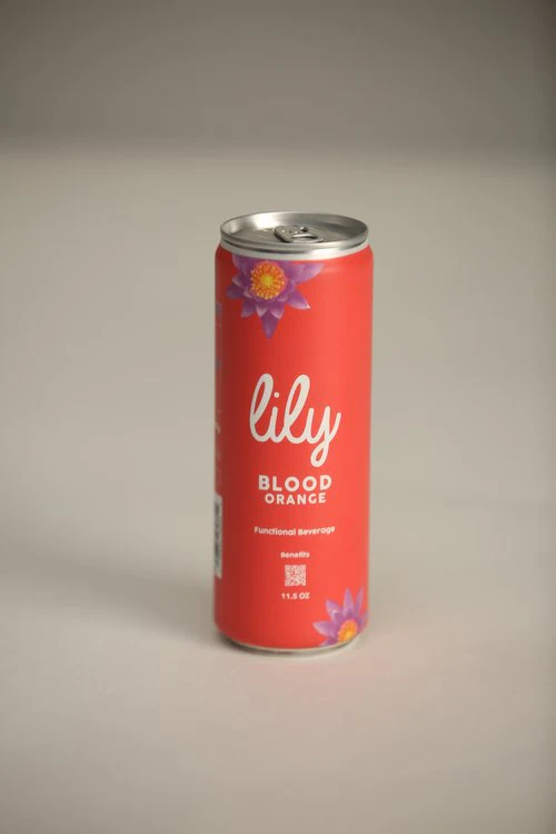 Lily - Blue Lotus Seltzer - Blood Orange