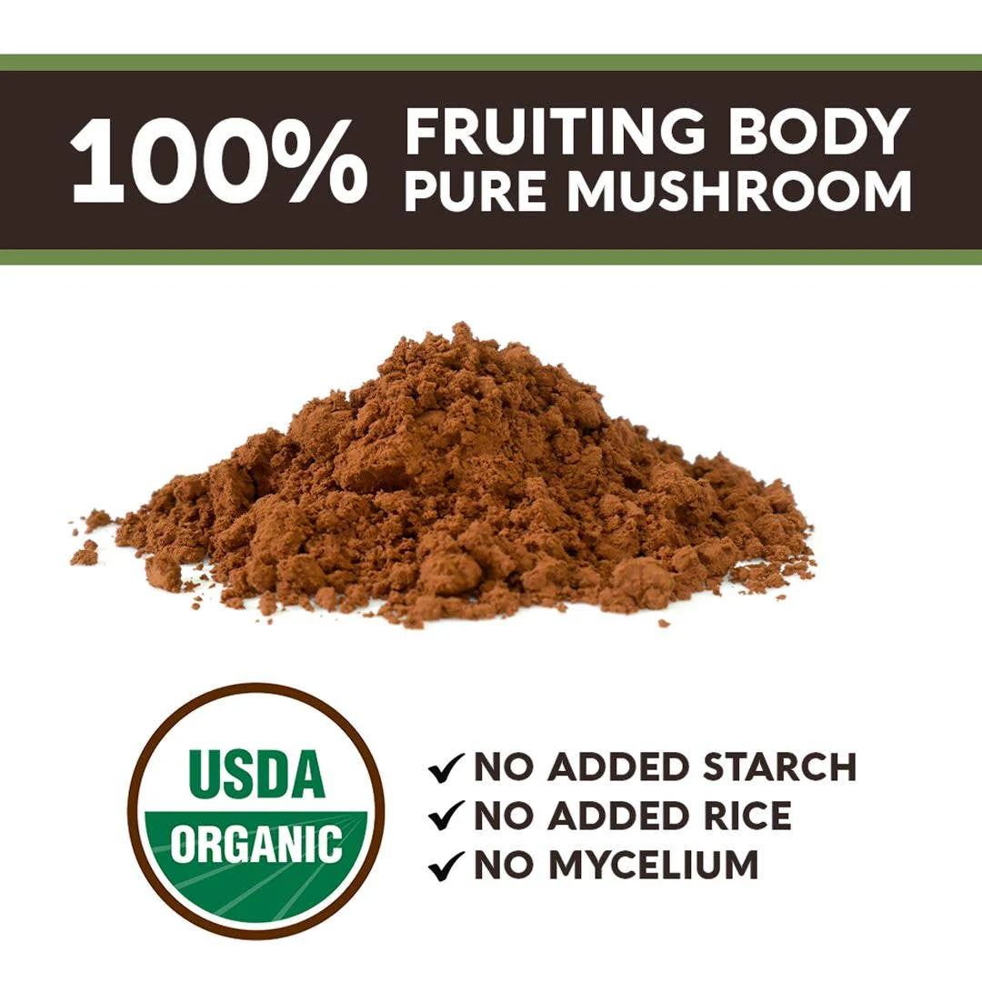 Longevity Botanicals - Organic Turkey Tail Mushroom Extract Powder 100g - Image 4