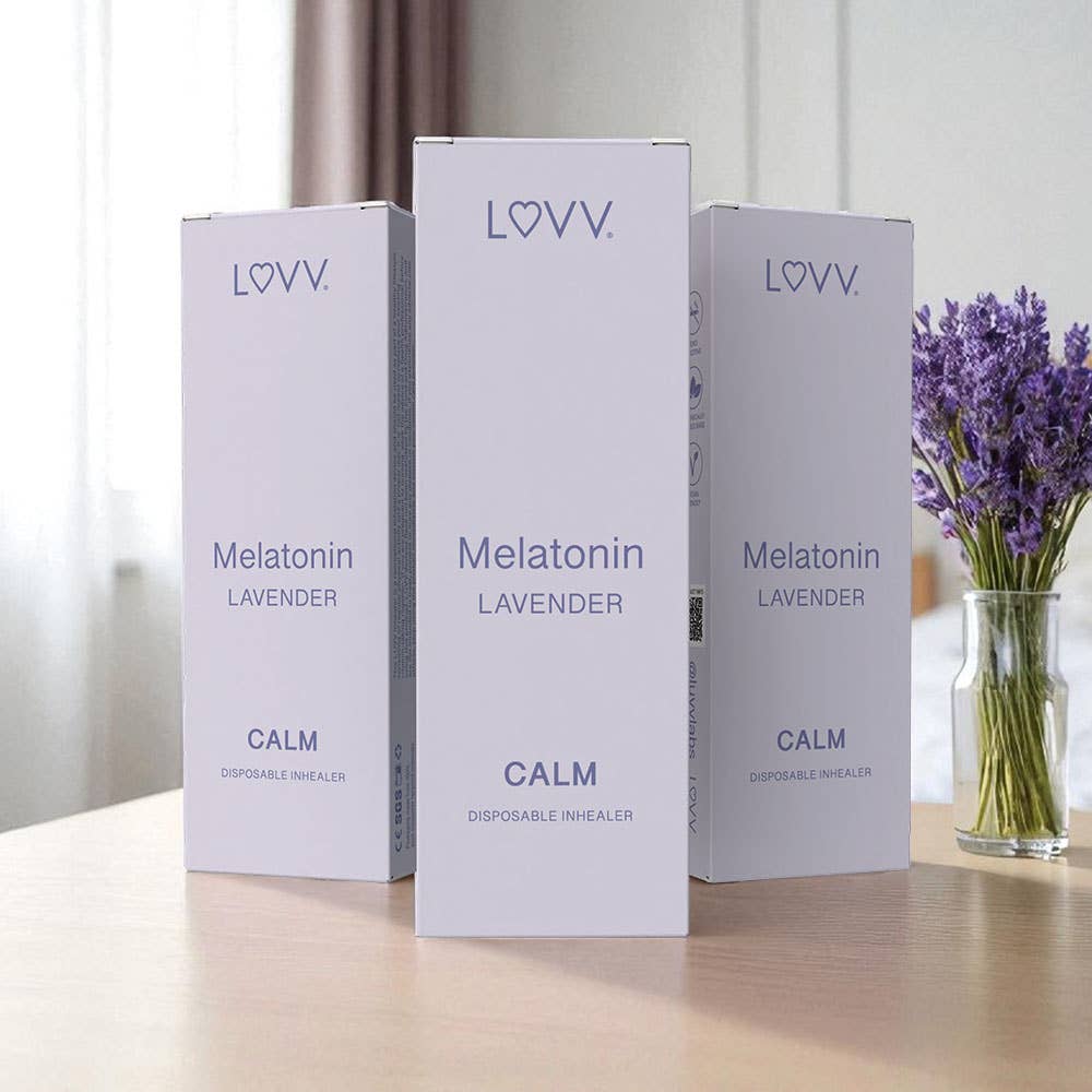 LUVV Labs - 1 LUVV CALM Melatonin Infused Lavender Flavored Inhealers - Image 2
