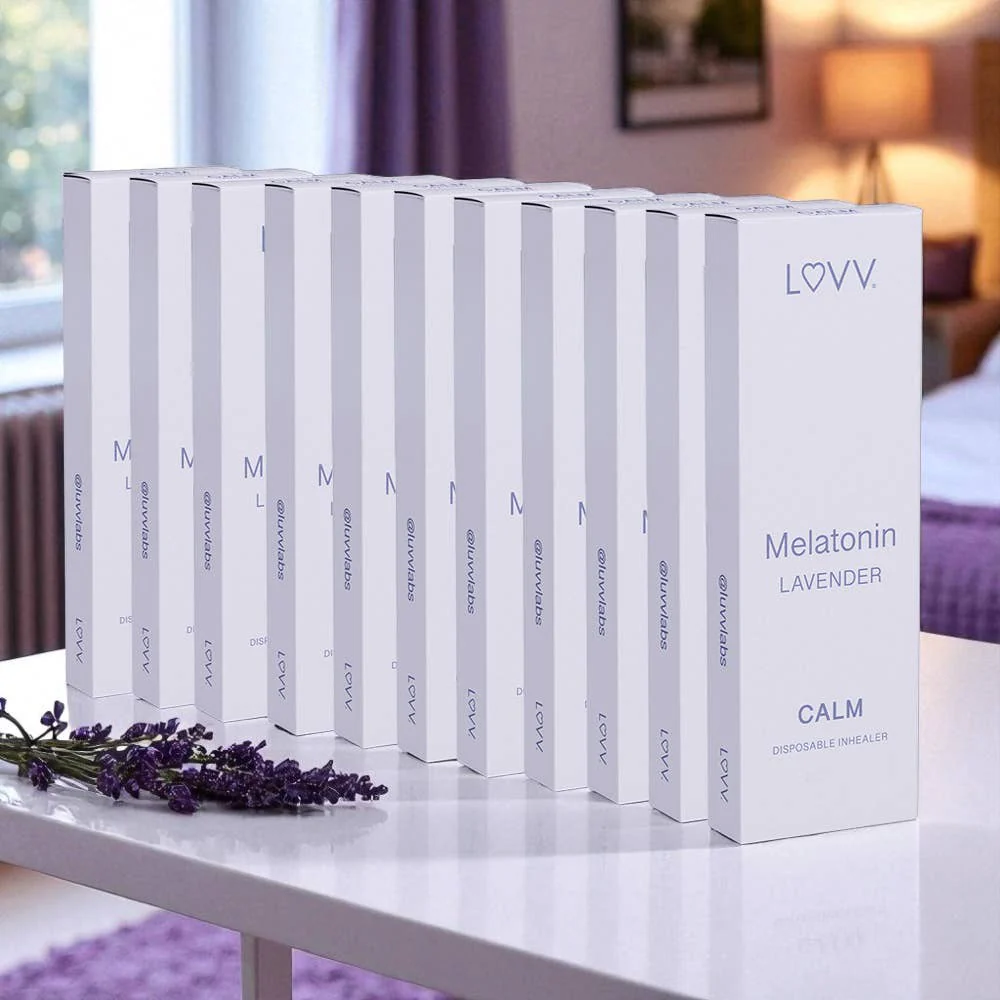 LUVV Labs - 1 LUVV CALM Melatonin Infused Lavender Flavored Inhealers - Image 3