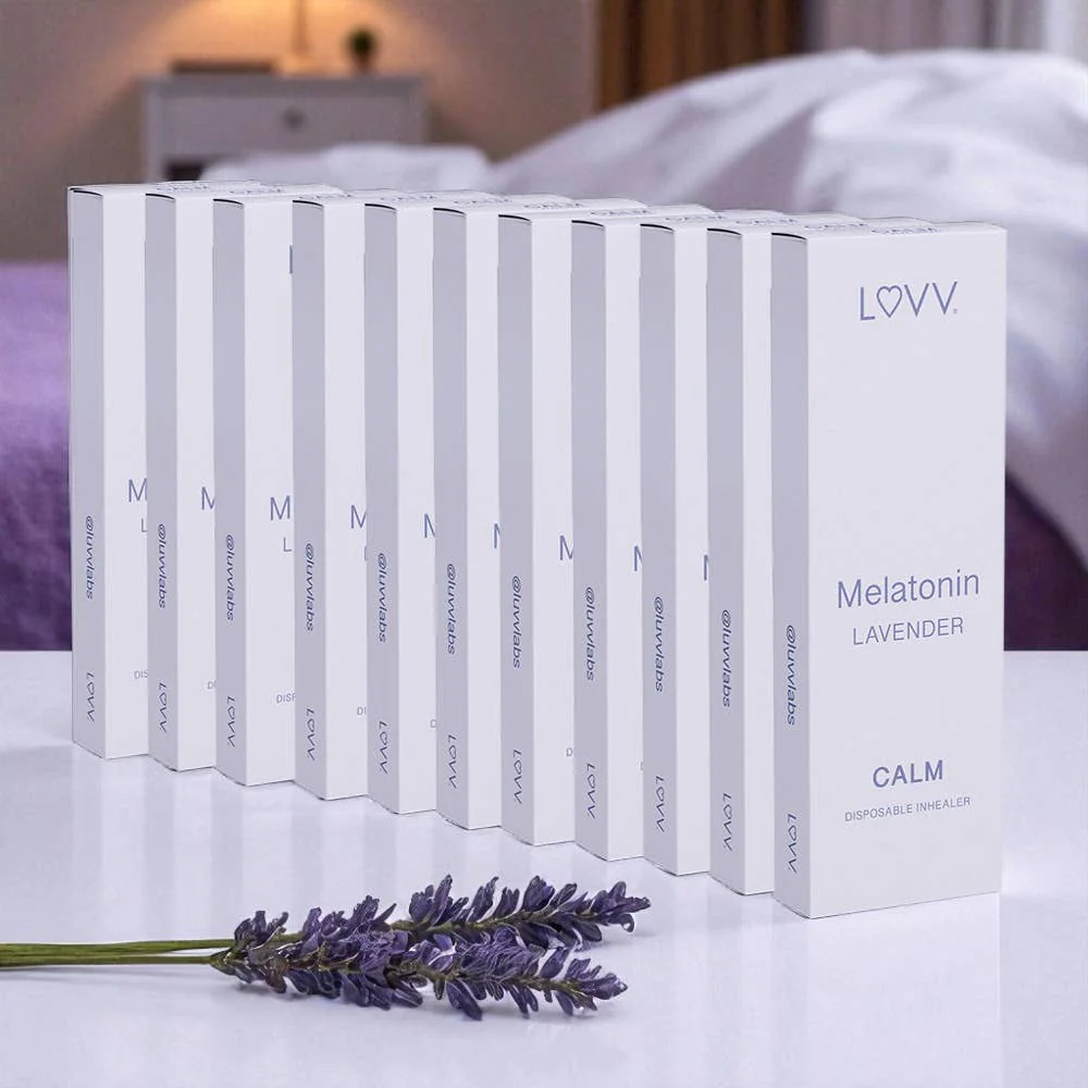 LUVV Labs - 1 LUVV CALM Melatonin Infused Lavender Flavored Inhealers - Image 5