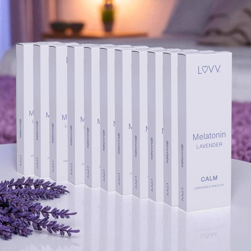 LUVV Labs - 1 LUVV CALM Melatonin Infused Lavender Flavored Inhealers - Image 6
