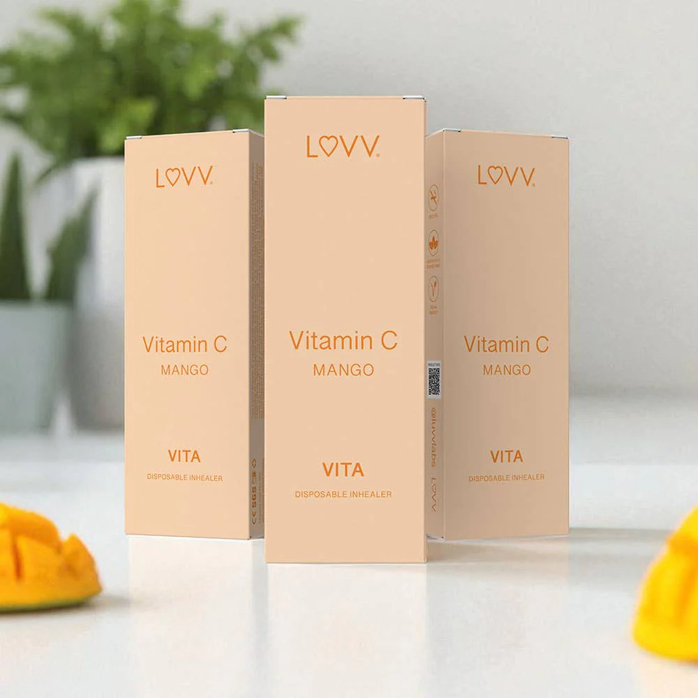 LUVV Labs - 10 LUVV VITA Vitamin C Infused Mango Flavored Inhealers - Image 2