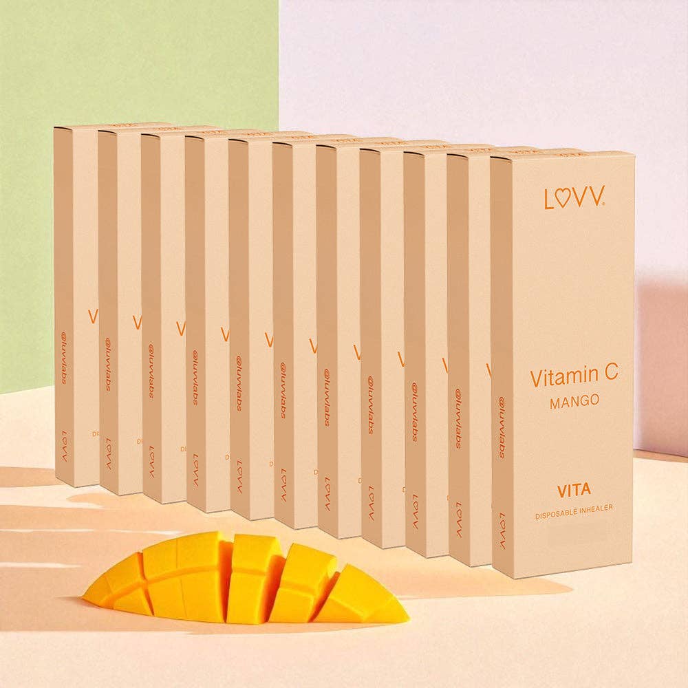 LUVV Labs - 10 LUVV VITA Vitamin C Infused Mango Flavored Inhealers - Image 3