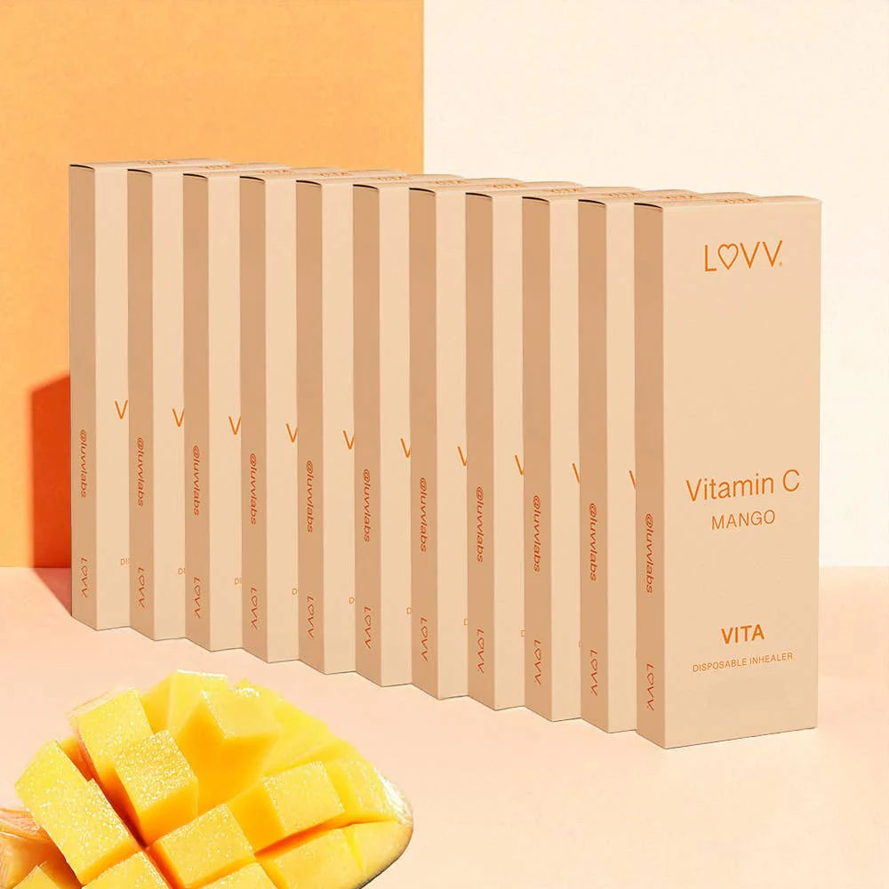 LUVV Labs - 10 LUVV VITA Vitamin C Infused Mango Flavored Inhealers - Image 5
