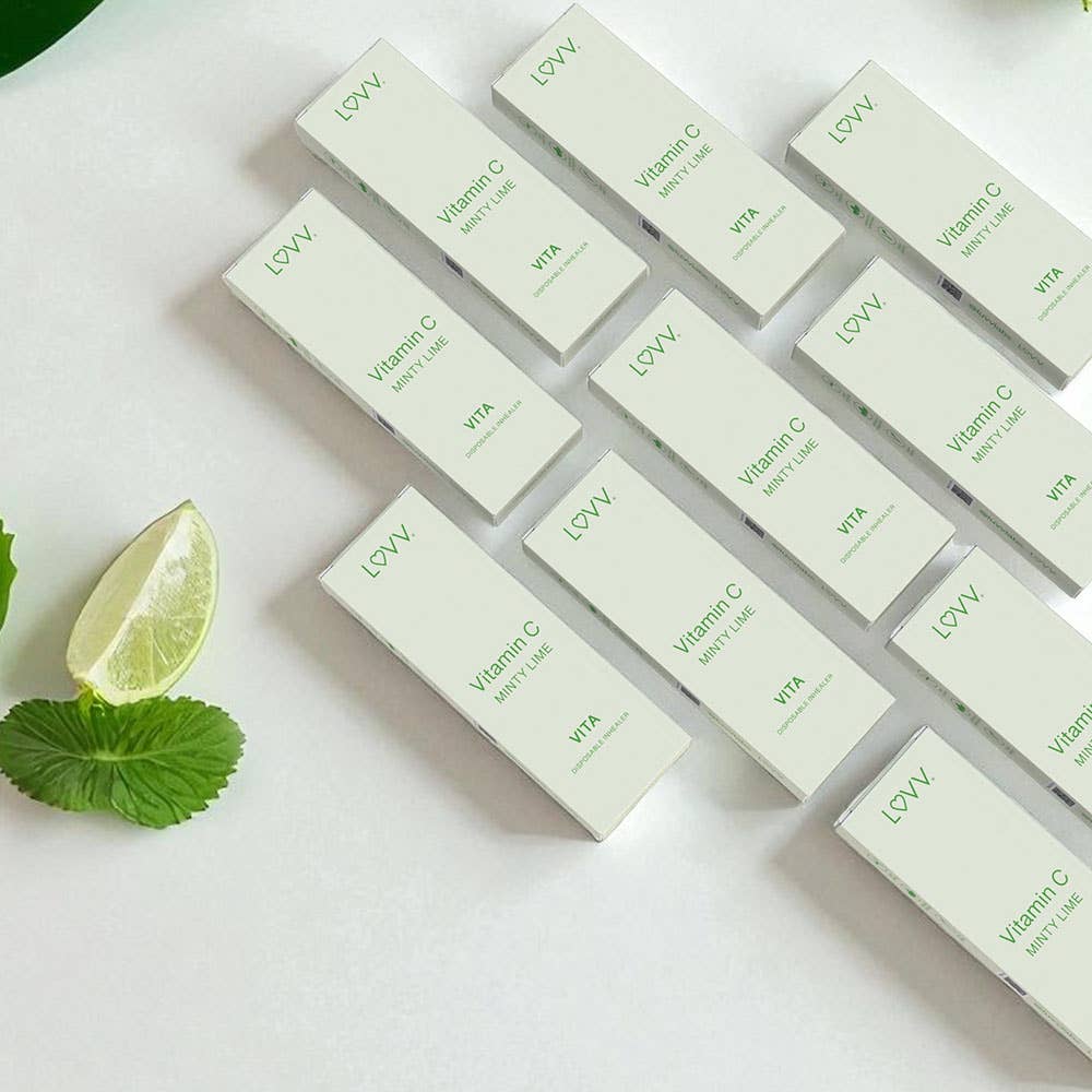 LUVV Labs - 10 LUVV VITA Vitamin C Infused Minty Lime Flavored Inhealers - Image 3