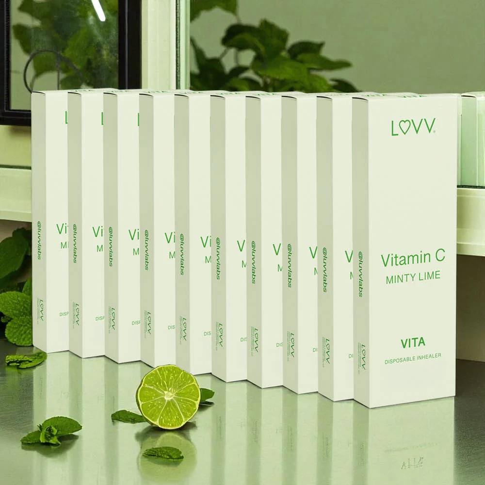 LUVV Labs - 10 LUVV VITA Vitamin C Infused Minty Lime Flavored Inhealers - Image 5
