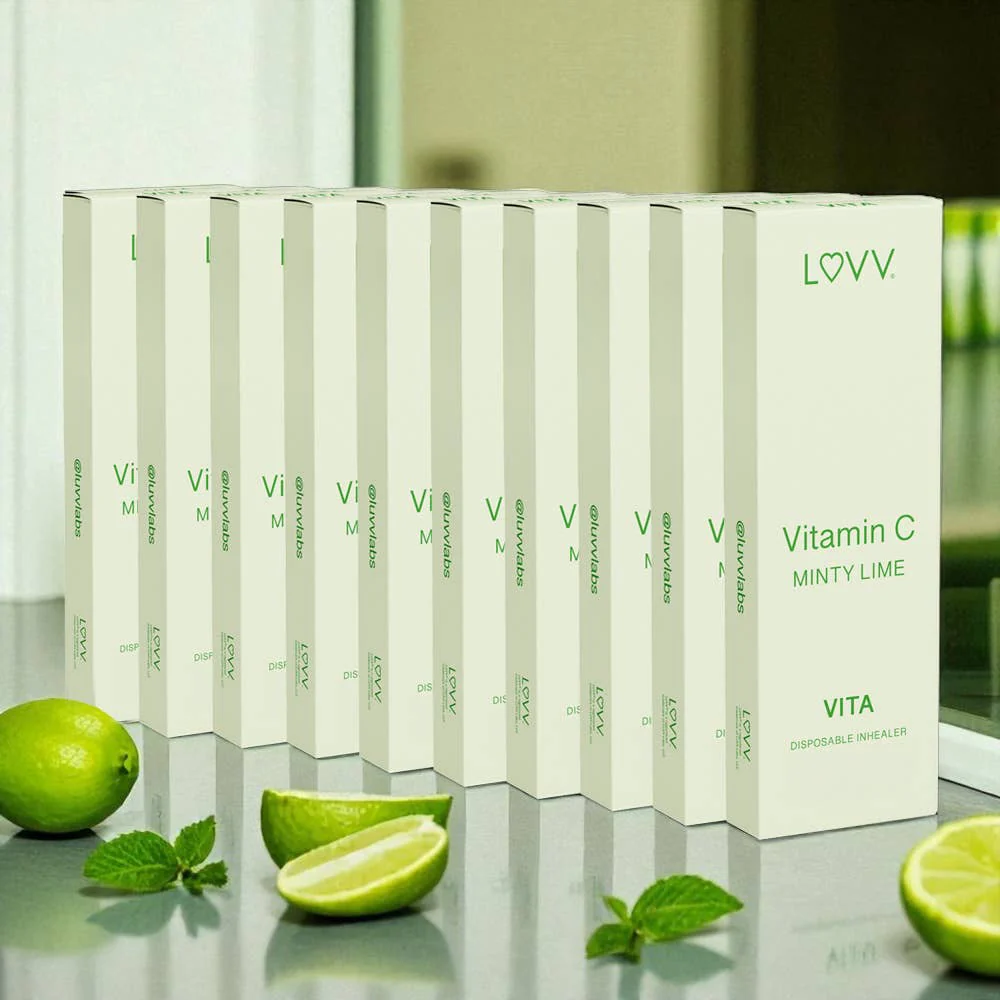 LUVV Labs - 10 LUVV VITA Vitamin C Infused Minty Lime Flavored Inhealers - Image 6