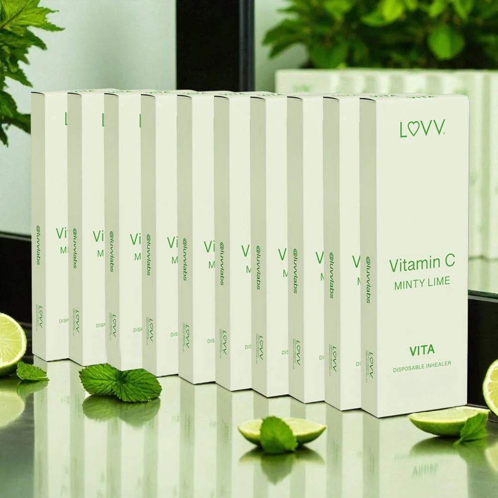 LUVV Labs - 10 LUVV VITA Vitamin C Infused Minty Lime Flavored Inhealers - Image 7