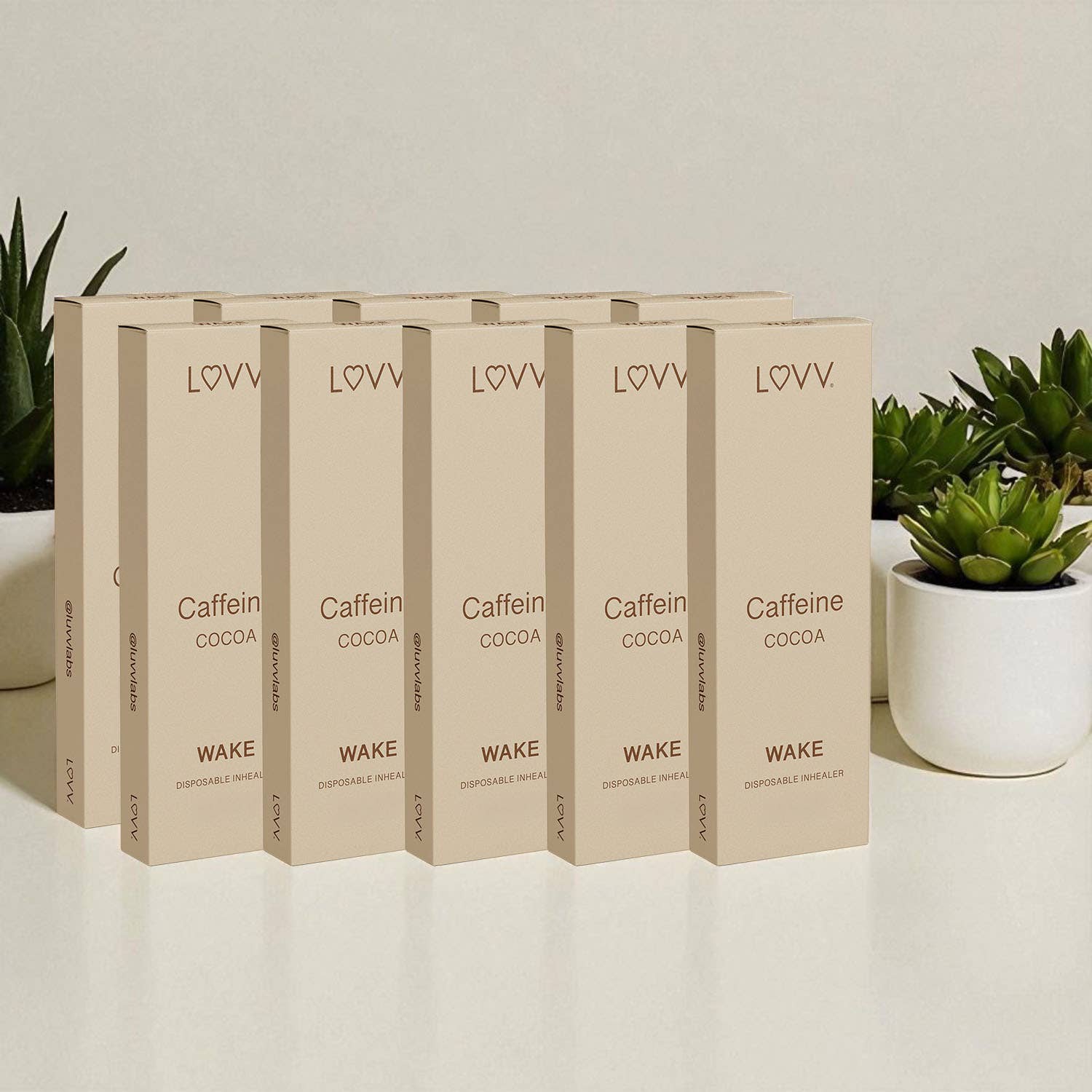 LUVV Labs - 1 LUVV WAKE Caffeine & B12 Infused Cocoa Flavored Inhealers - Image 6