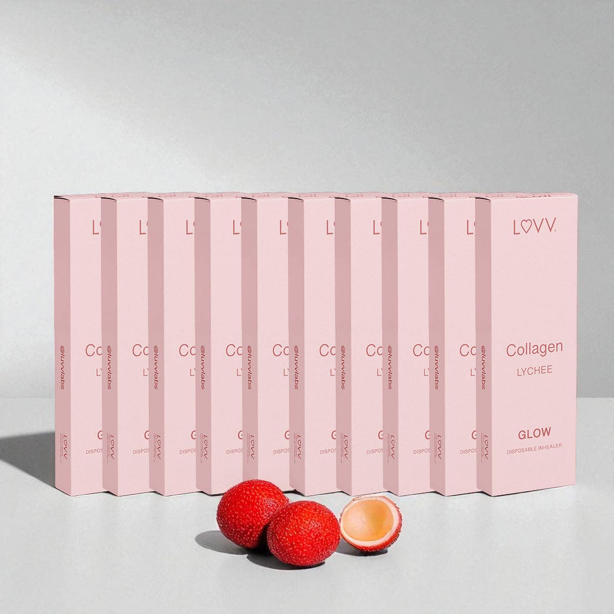 LUVV Labs - LUVV GLOW Collagen Infused Lychee Flavored Diffusers - 10-Pk