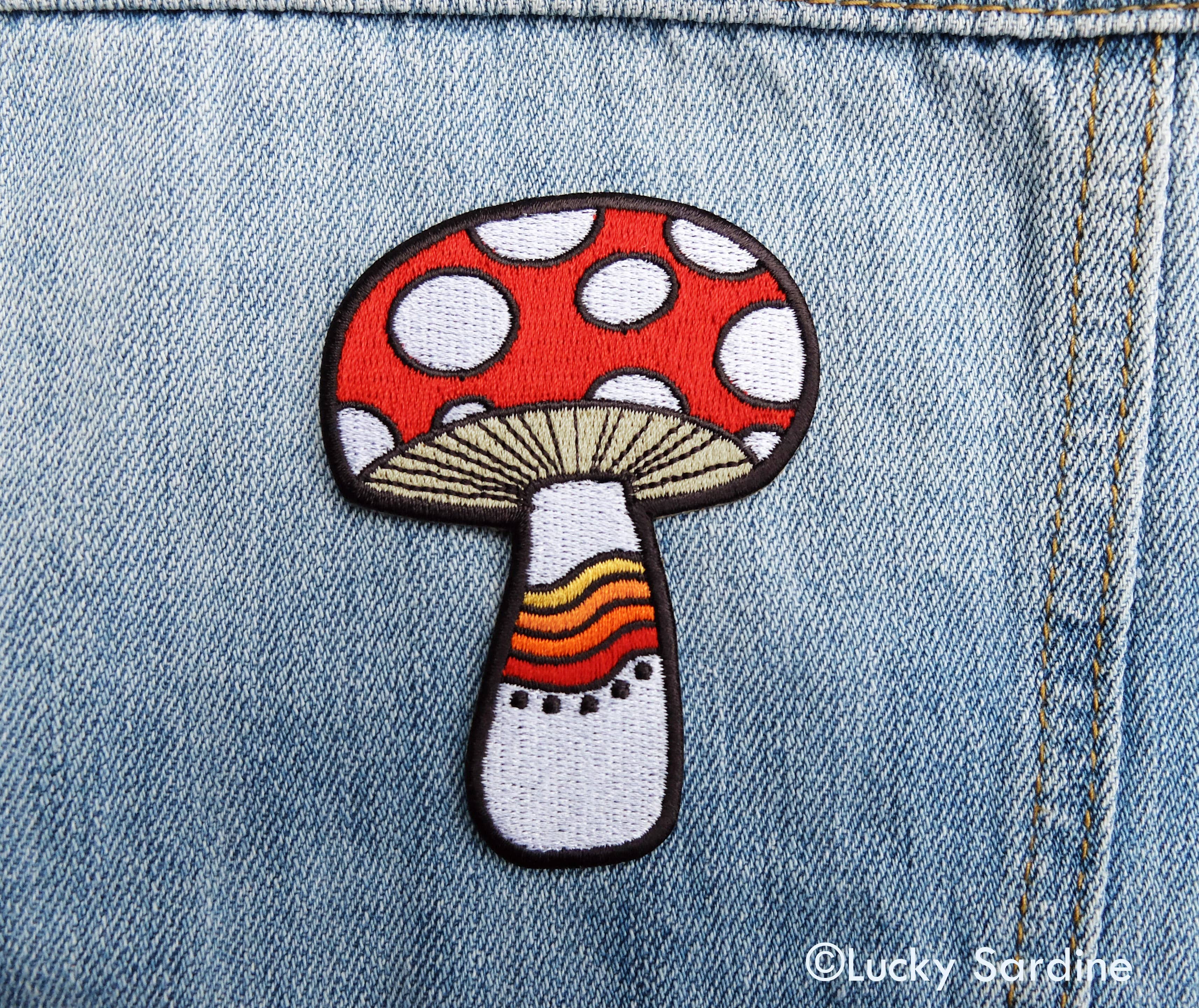 Mushroom Embroidered Patch