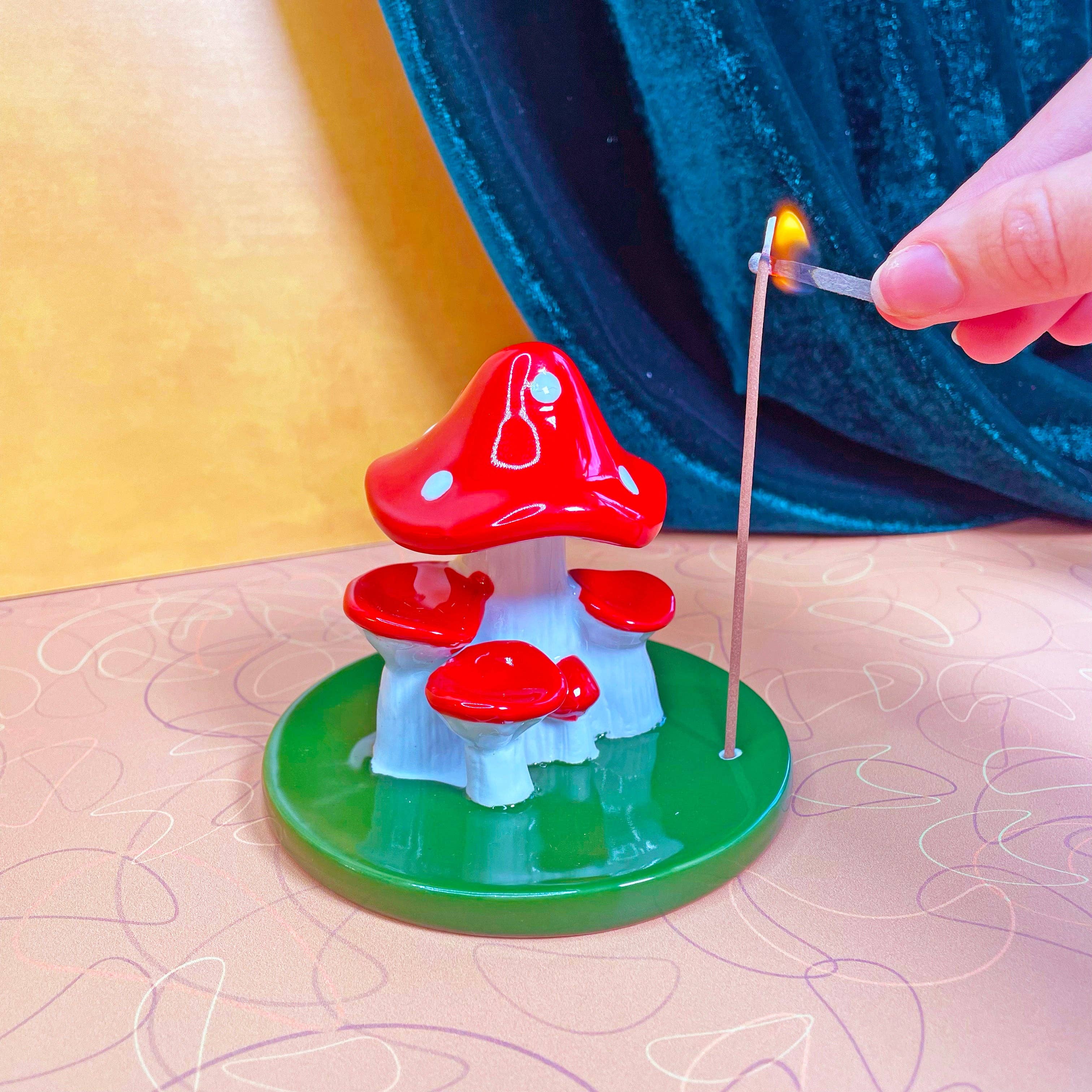Mushroom Incense Holder - Image 3