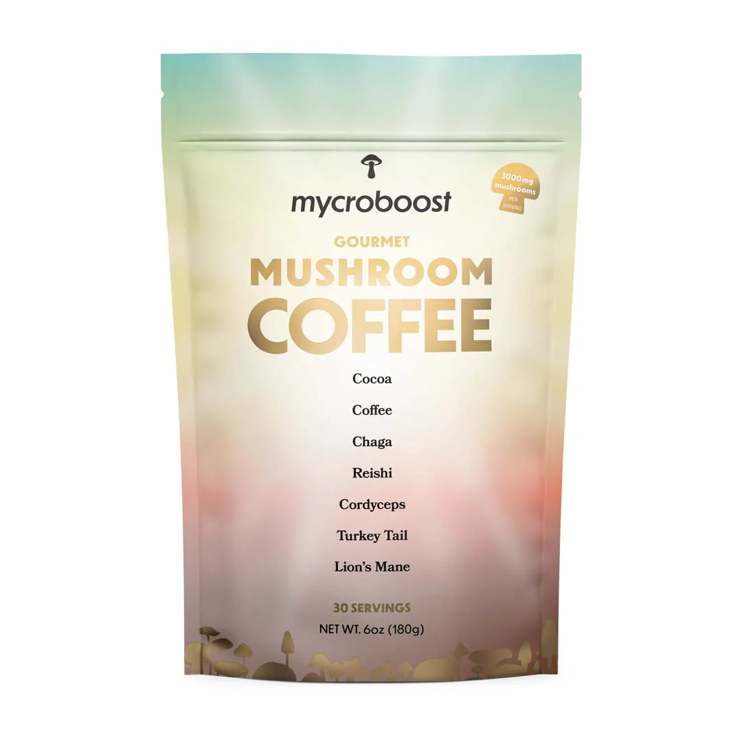 Mycroboost - Gourmet Mushroom Coffee - 30 servings